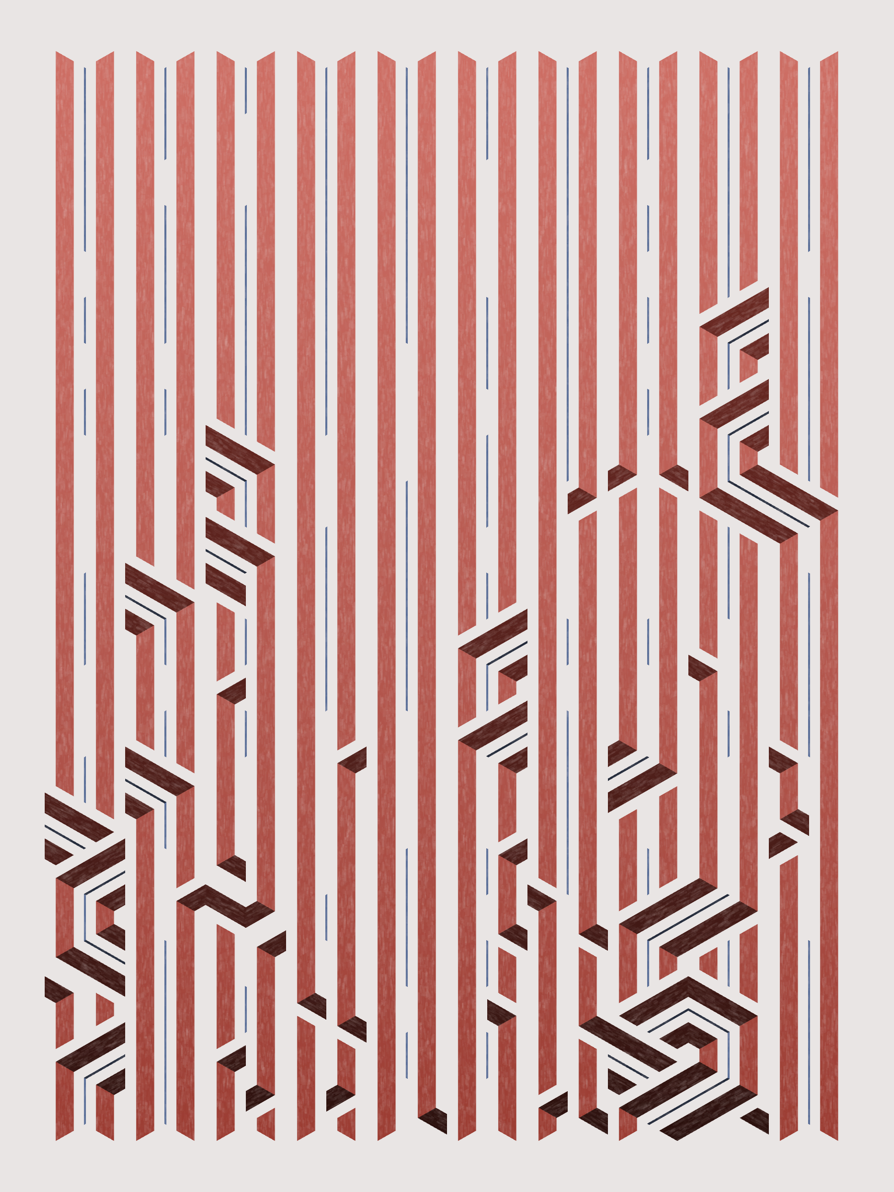 Art Blocks - Art Blocks v2 - Bent #902 - NFT # 214000902