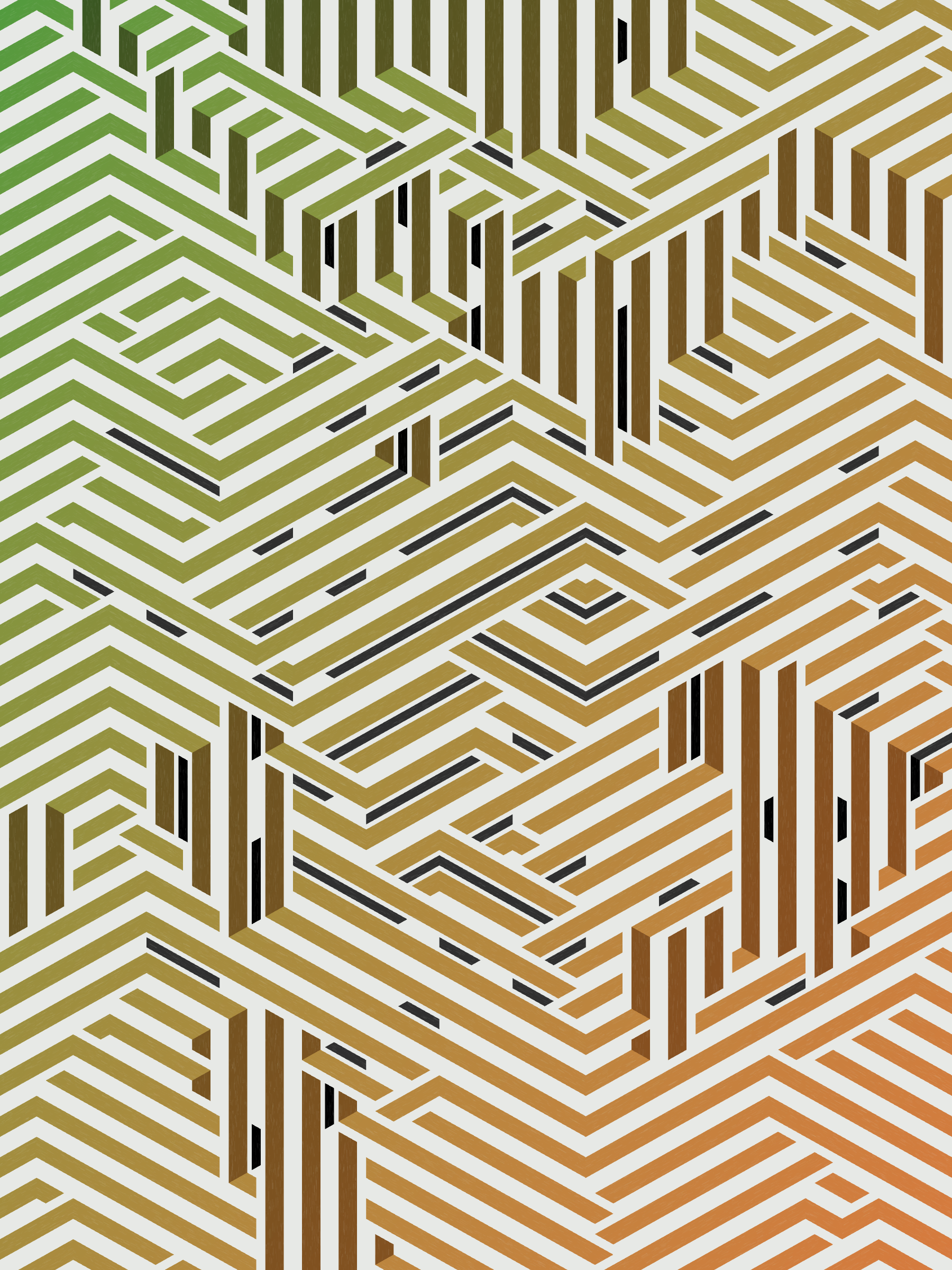 Art Blocks - Art Blocks v2 - Bent #915 - NFT # 214000915