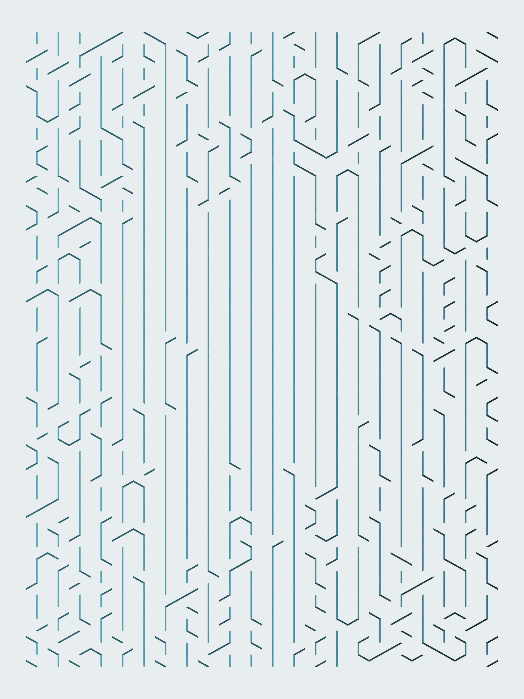 Art Blocks - Art Blocks v2 - Bent #916 - NFT # 214000916