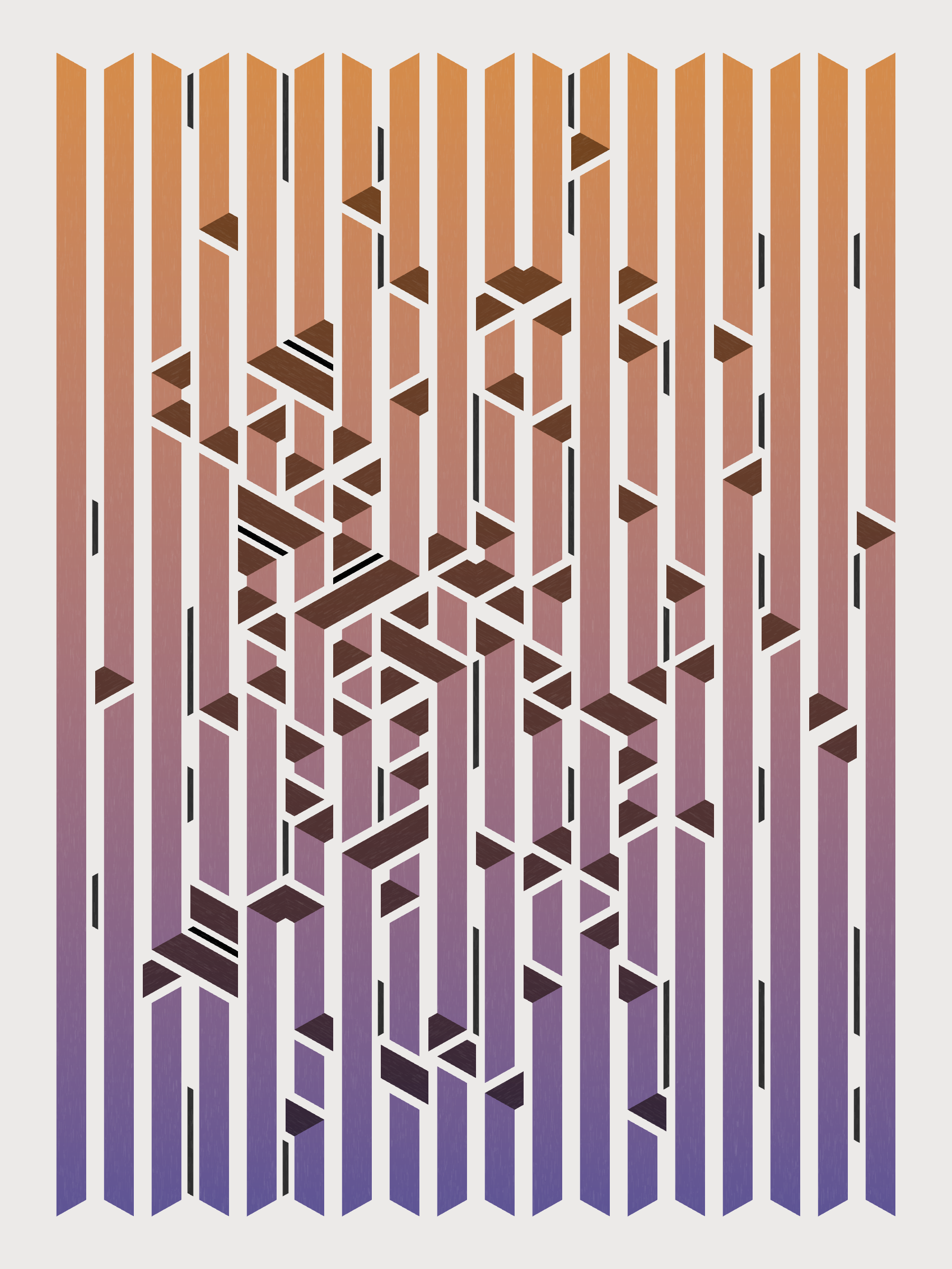 Art Blocks - Art Blocks v2 - Bent #938 - NFT # 214000938