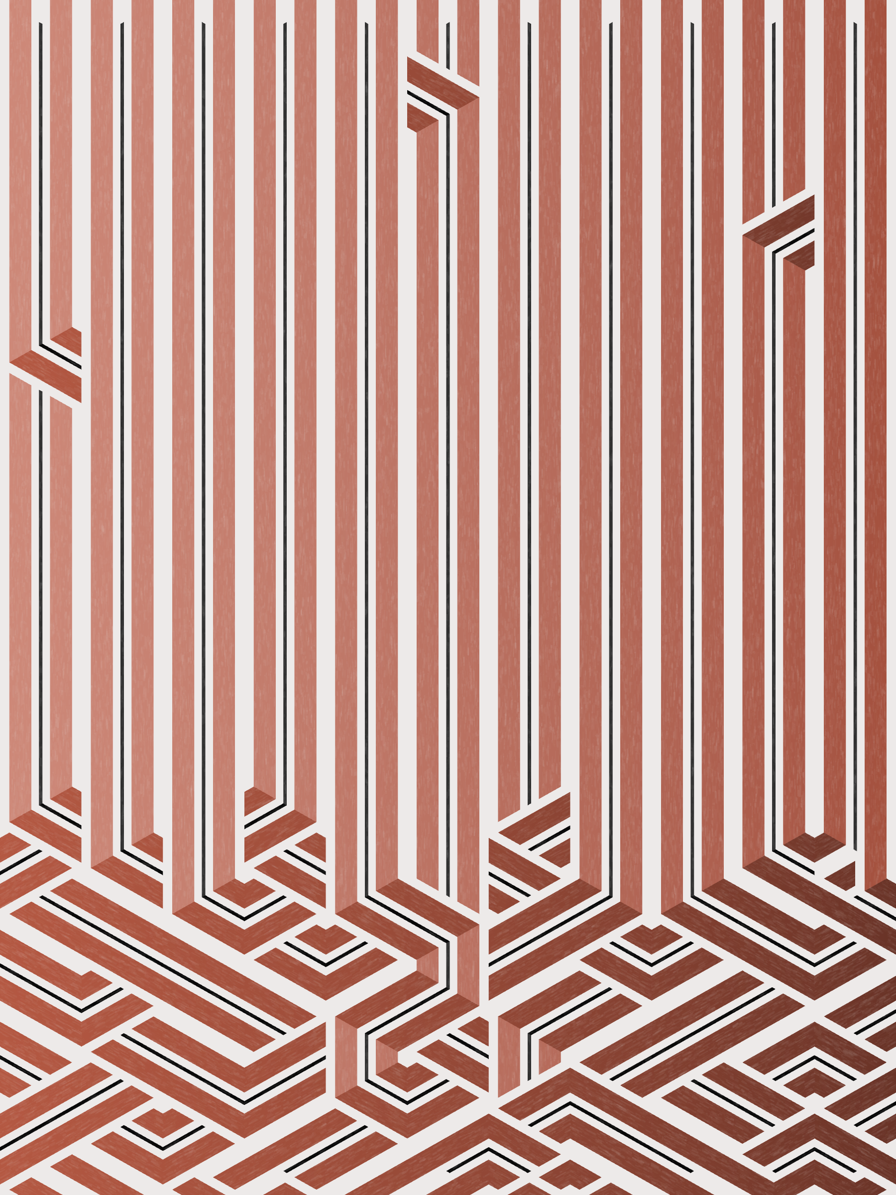 Art Blocks - Art Blocks v2 - Bent #947 - NFT # 214000947