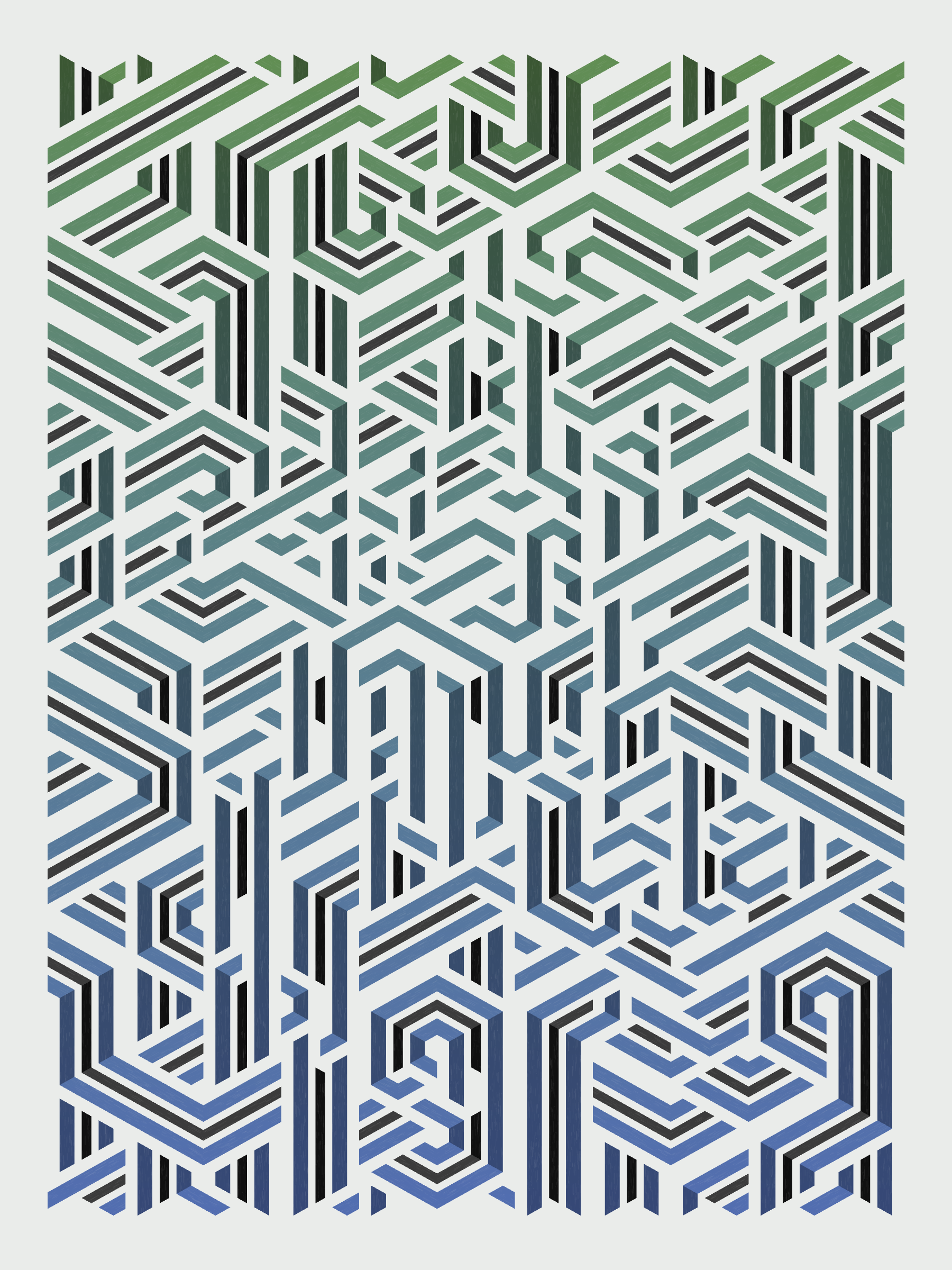 Art Blocks - Art Blocks v2 - Bent #965 - NFT # 214000965