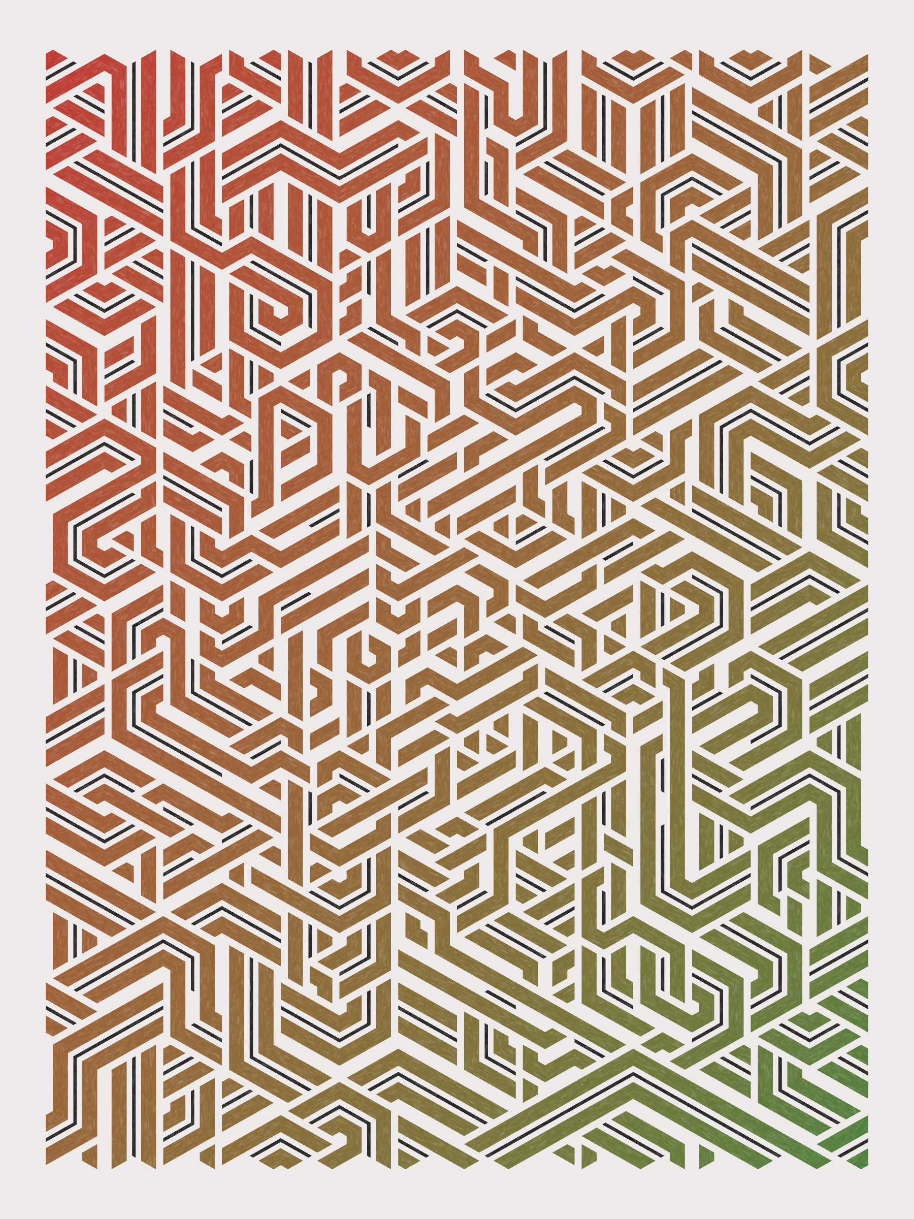 Art Blocks - Art Blocks v2 - Bent #981 - NFT # 214000981