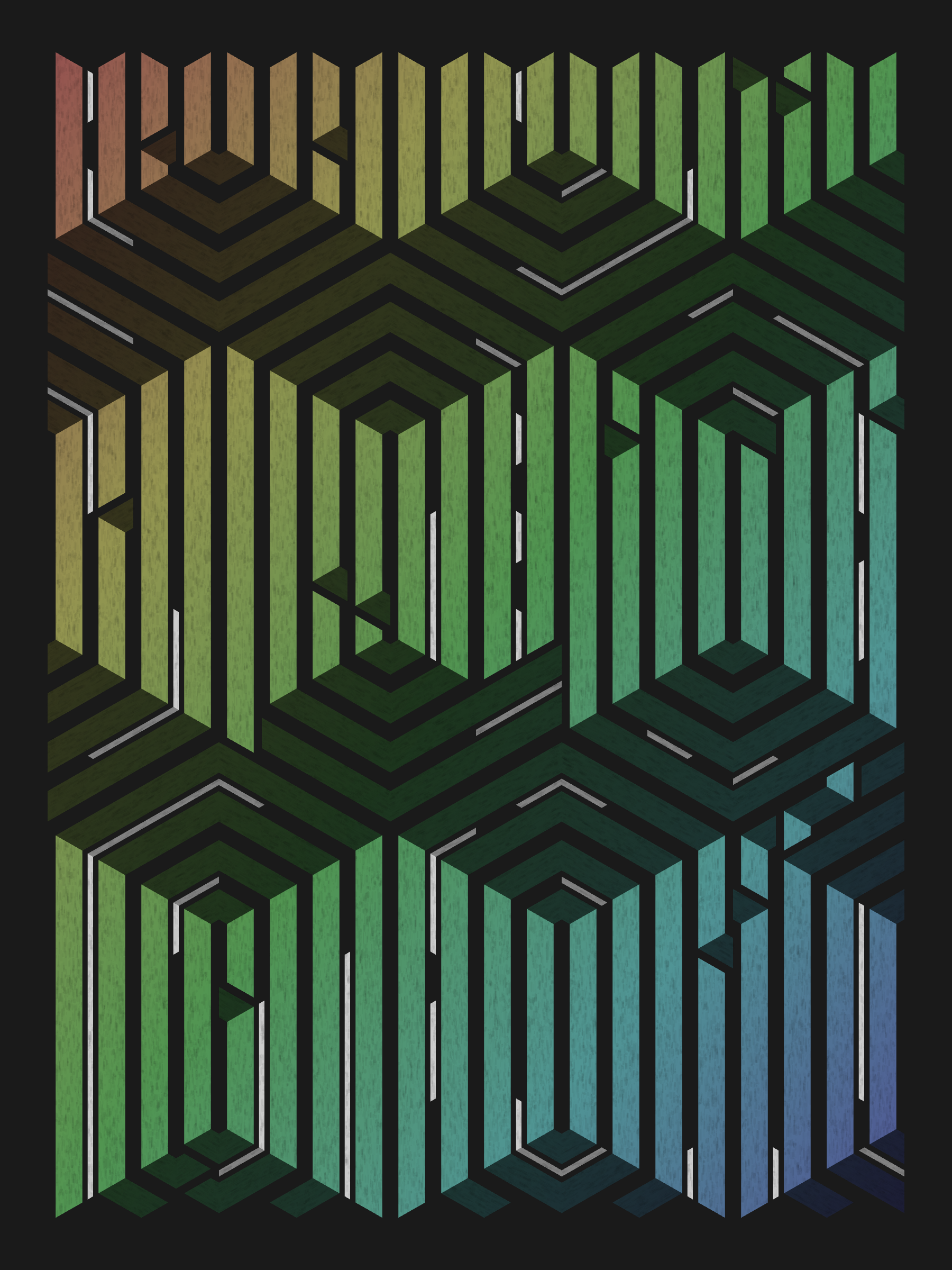 Art Blocks - Art Blocks v2 - Bent #984 - NFT # 214000984