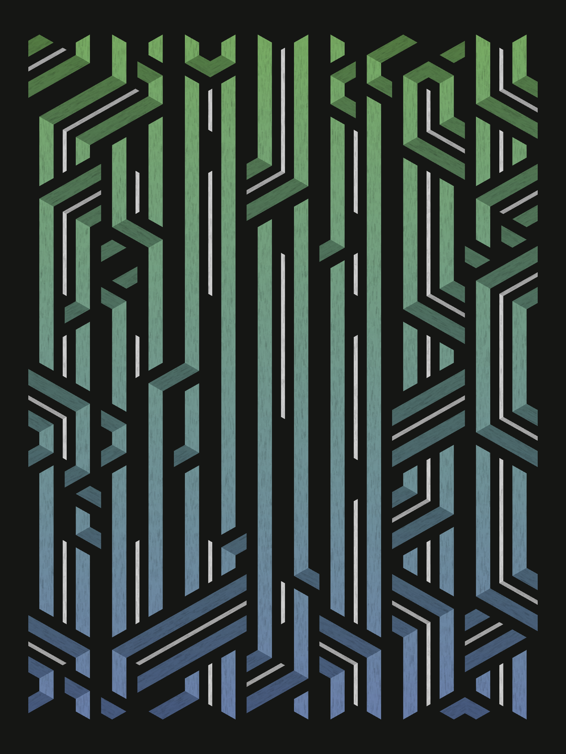 Art Blocks - Art Blocks v2 - Bent #1009 - NFT # 214001009