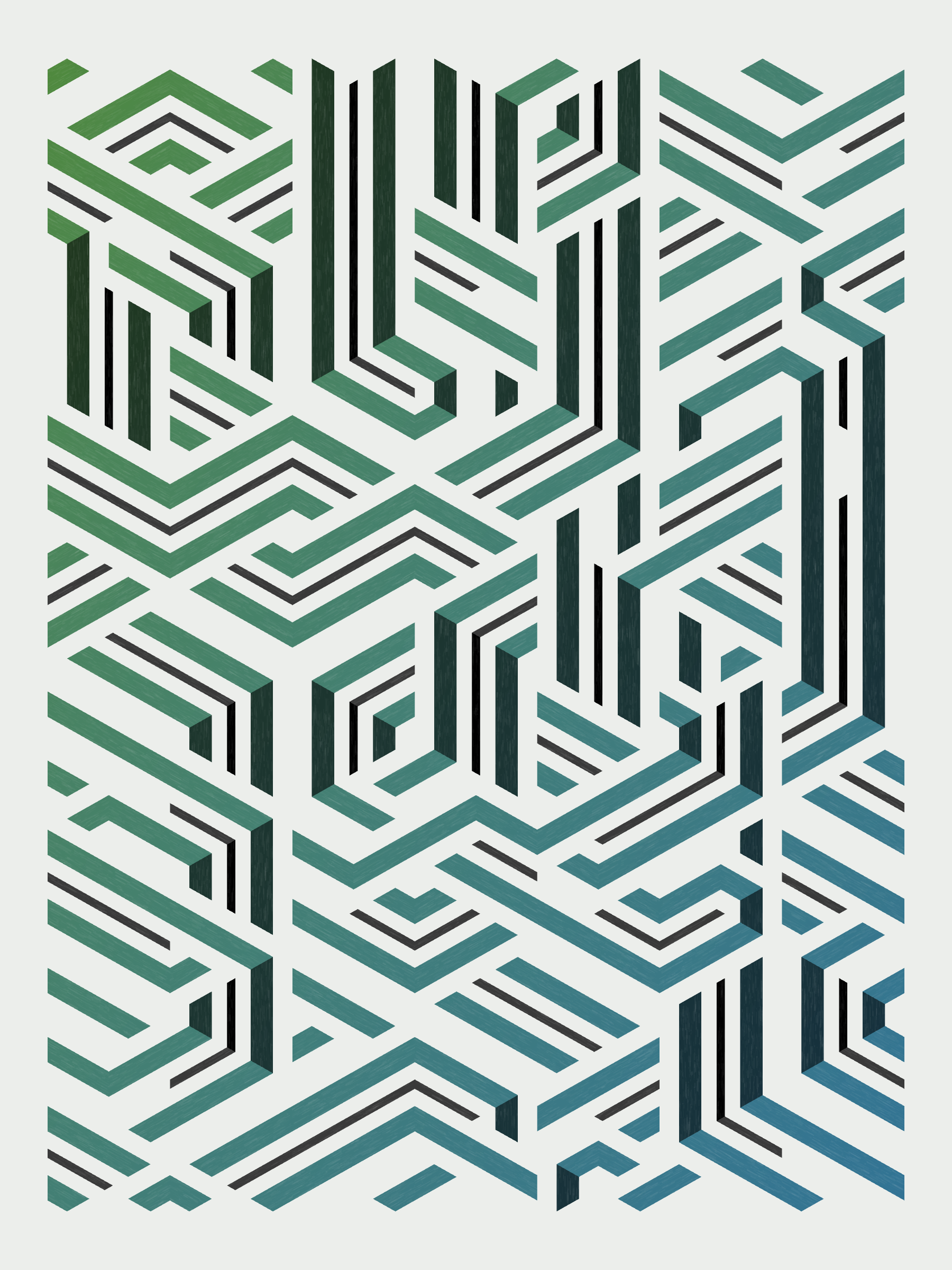 Art Blocks - Art Blocks v2 - Bent #1010 - NFT # 214001010