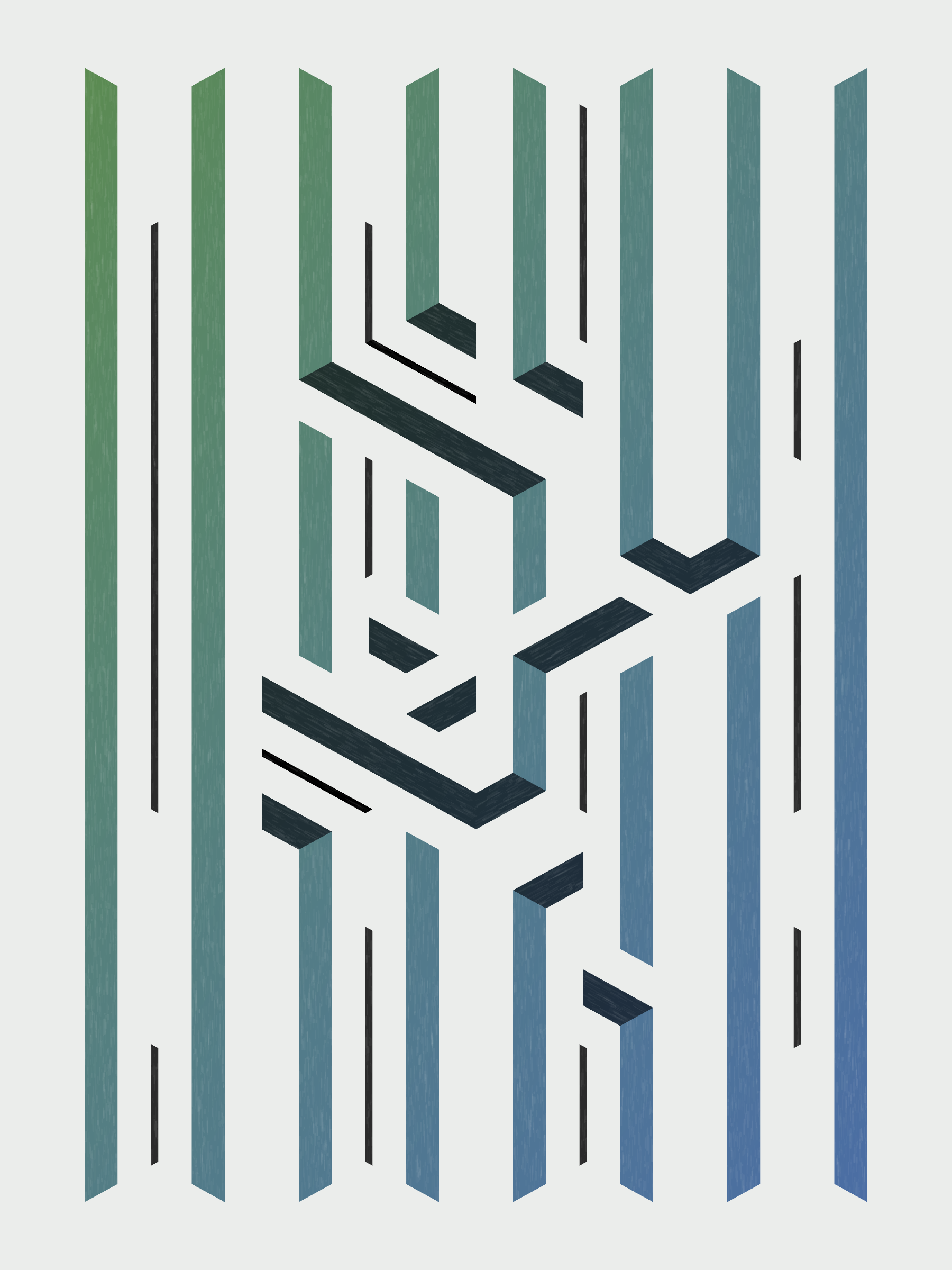 Art Blocks - Art Blocks v2 - Bent #1014 - NFT # 214001014