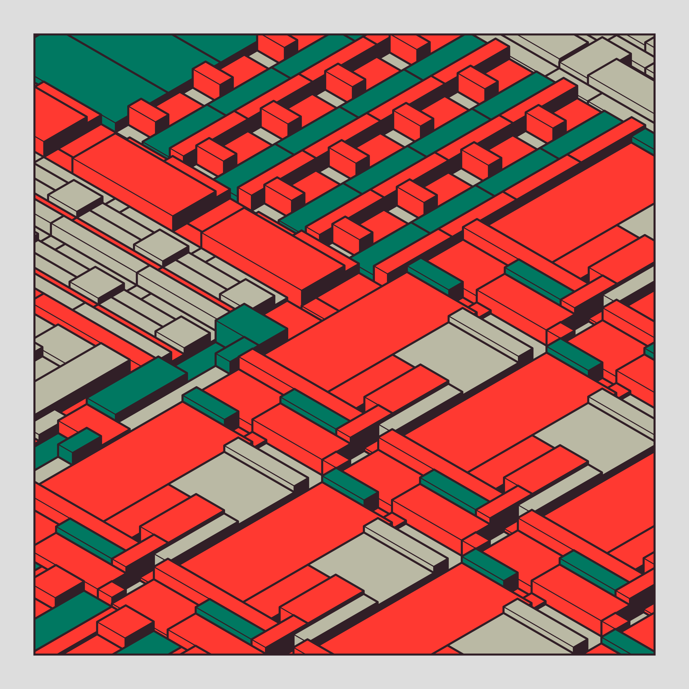 Art Blocks - Art Blocks v2 - Archetype #43 - NFT # 23000043