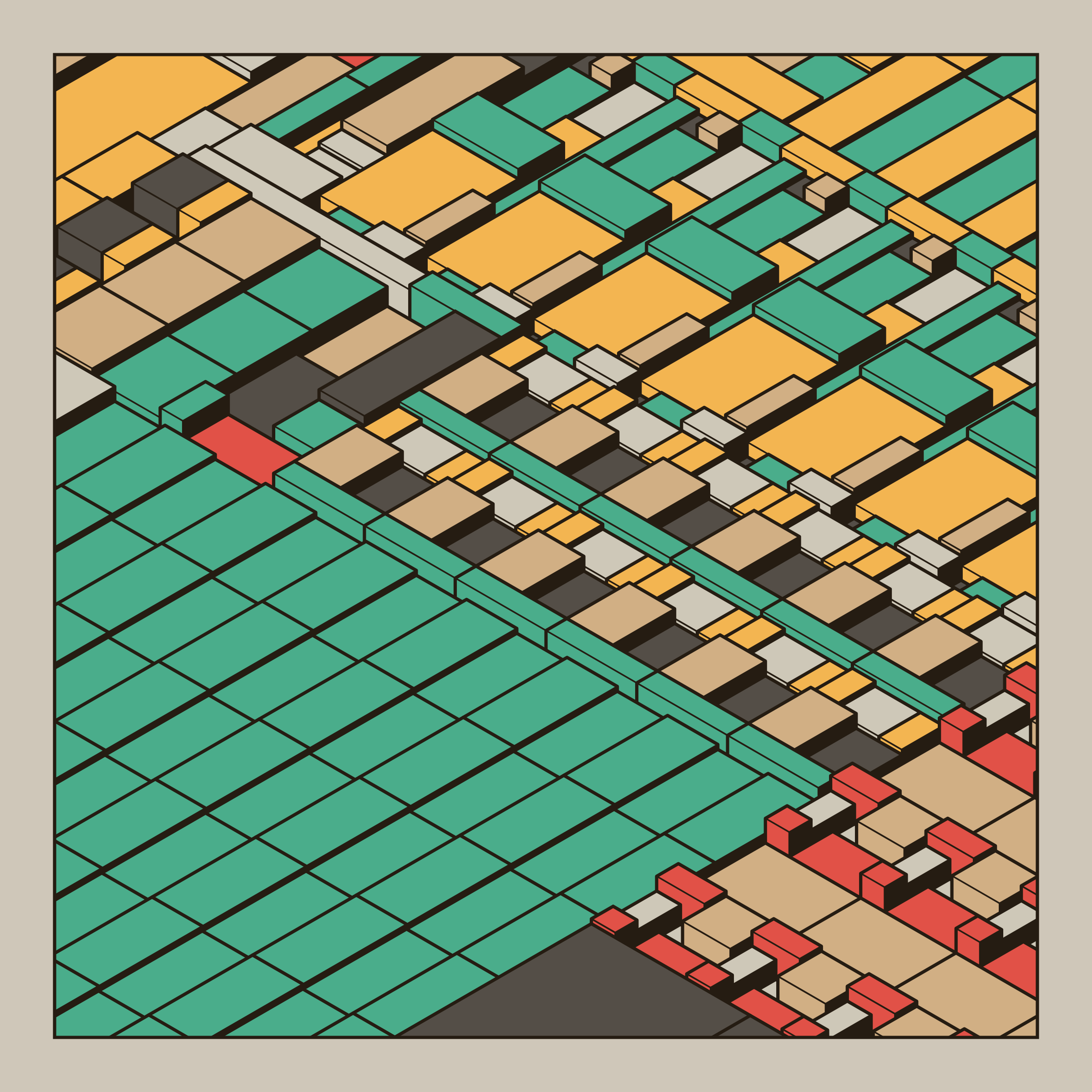 Art Blocks - Art Blocks v2 - Archetype #50 - NFT # 23000050