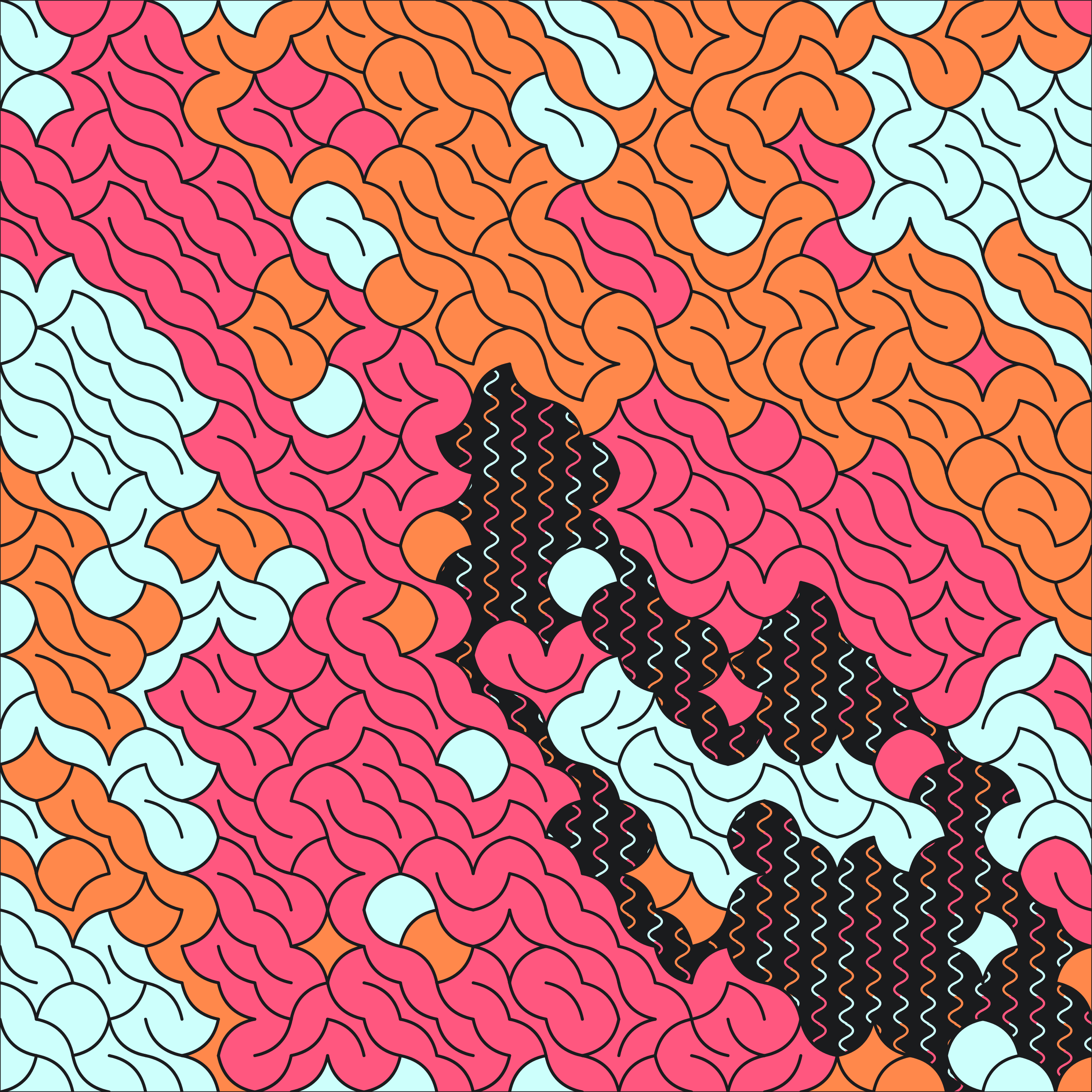 Art Blocks - Art Blocks v2 - Cushions #56 - NFT # 231000056