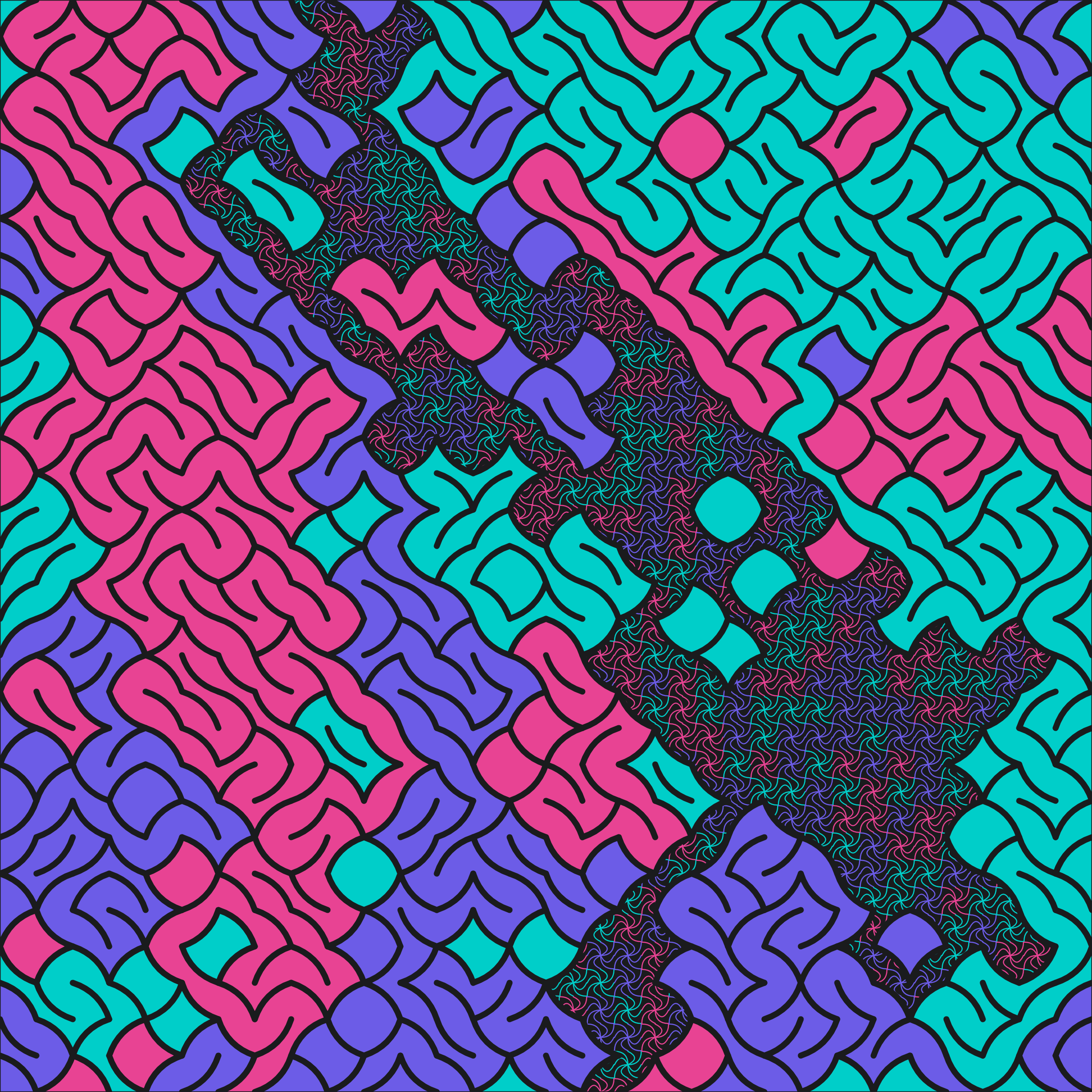 Art Blocks - Art Blocks v2 - Cushions #72 - NFT # 231000072