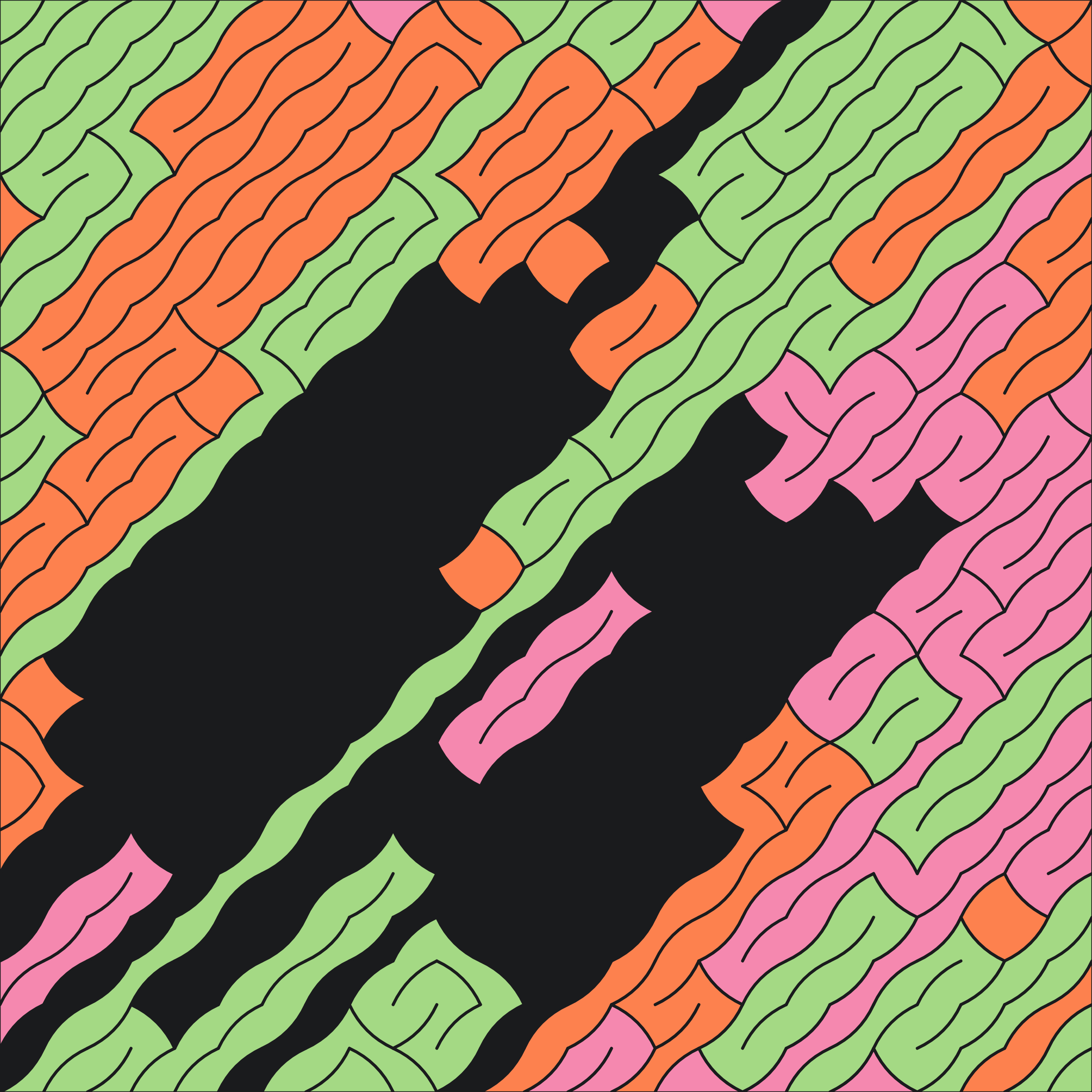 Art Blocks - Art Blocks v2 - Cushions #103 - NFT # 231000103