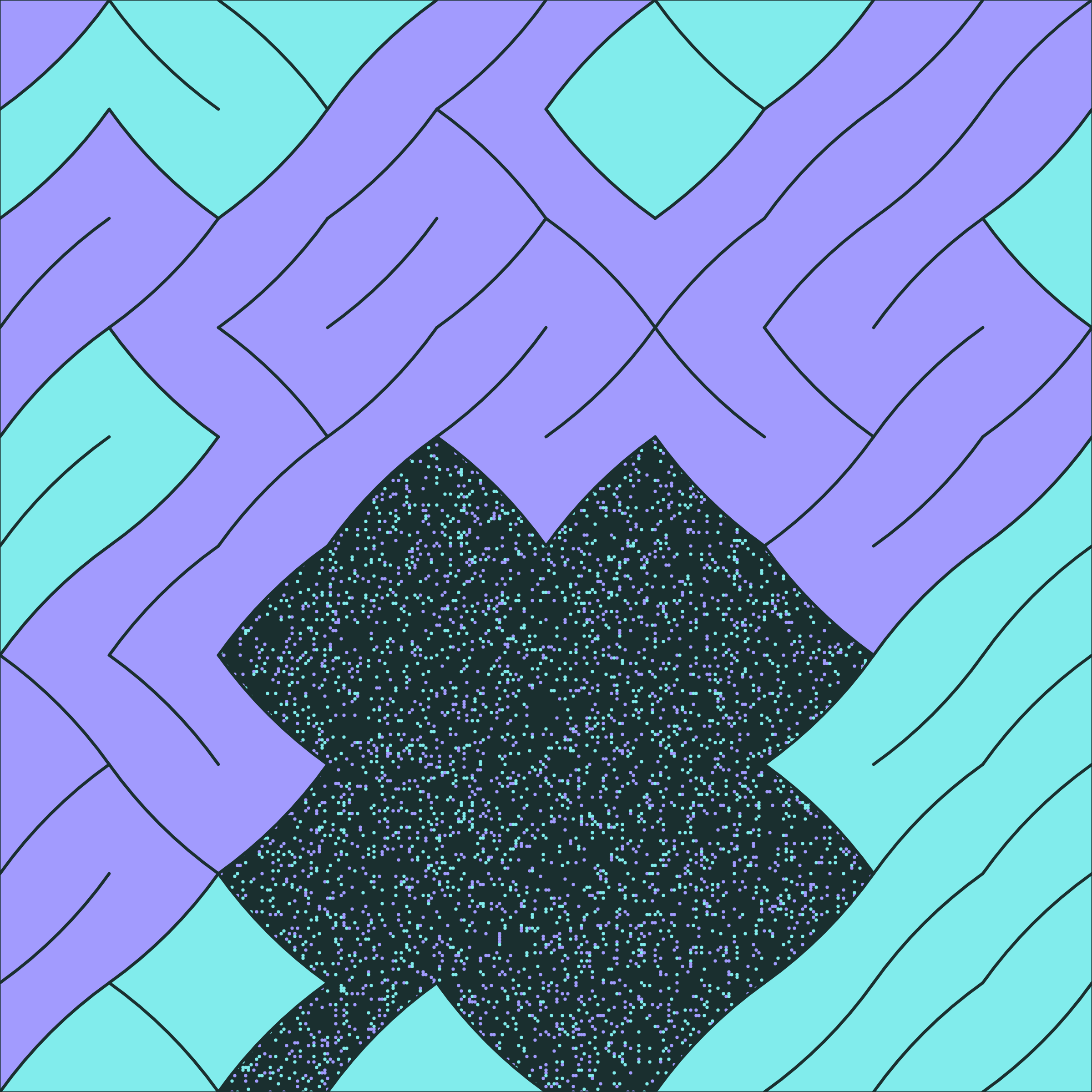 Art Blocks - Art Blocks v2 - Cushions #105 - NFT # 231000105