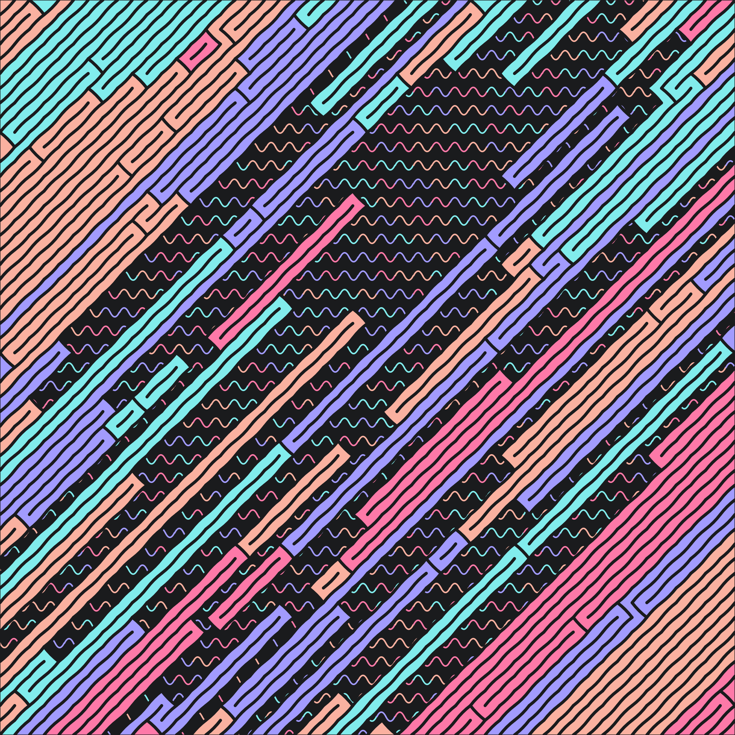 Art Blocks - Art Blocks v2 - Cushions #106 - NFT # 231000106