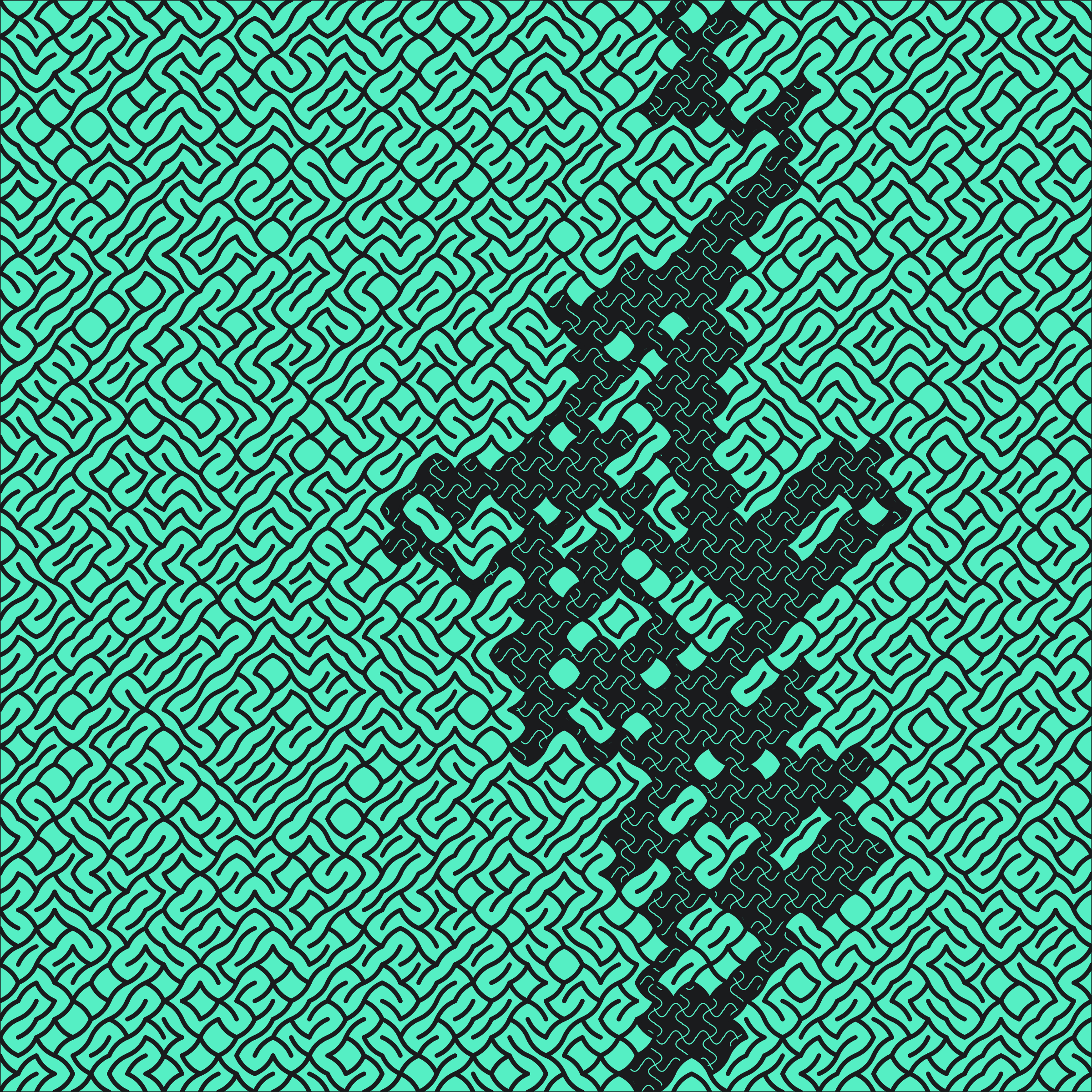 Art Blocks - Art Blocks v2 - Cushions #107 - NFT # 231000107