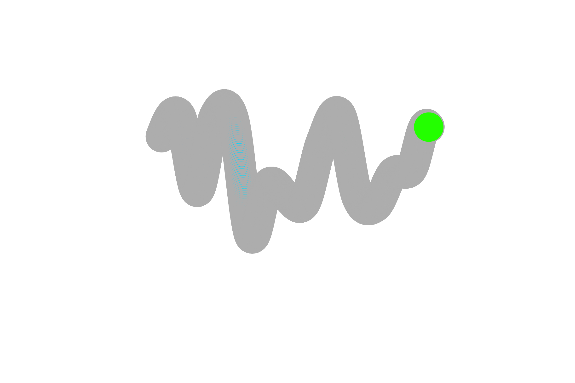 Art Blocks - Art Blocks v1 - Chromie Squiggle #232 - NFT # 232