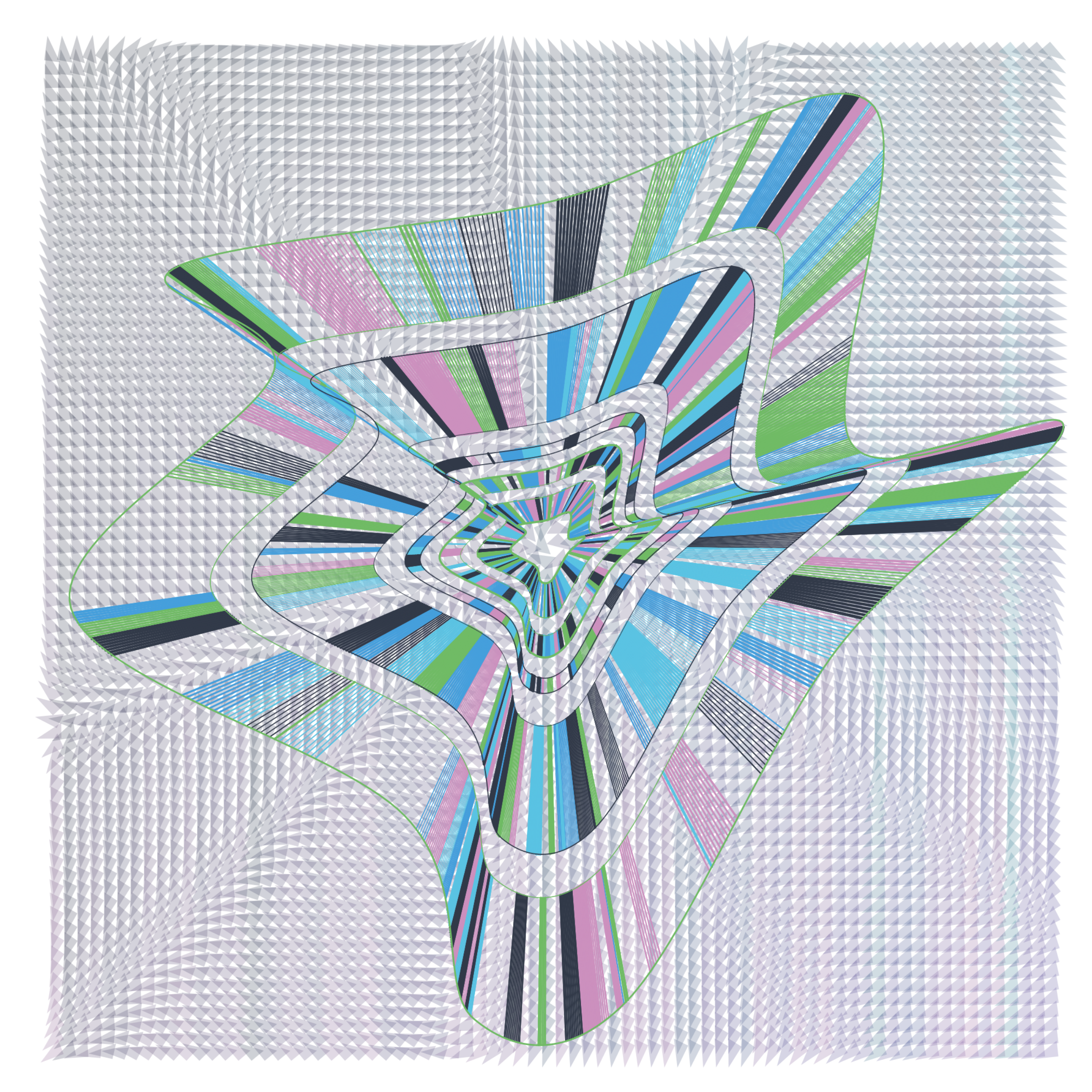 Art Blocks - Art Blocks v2 - AlphaModica #16 - NFT # 238000016