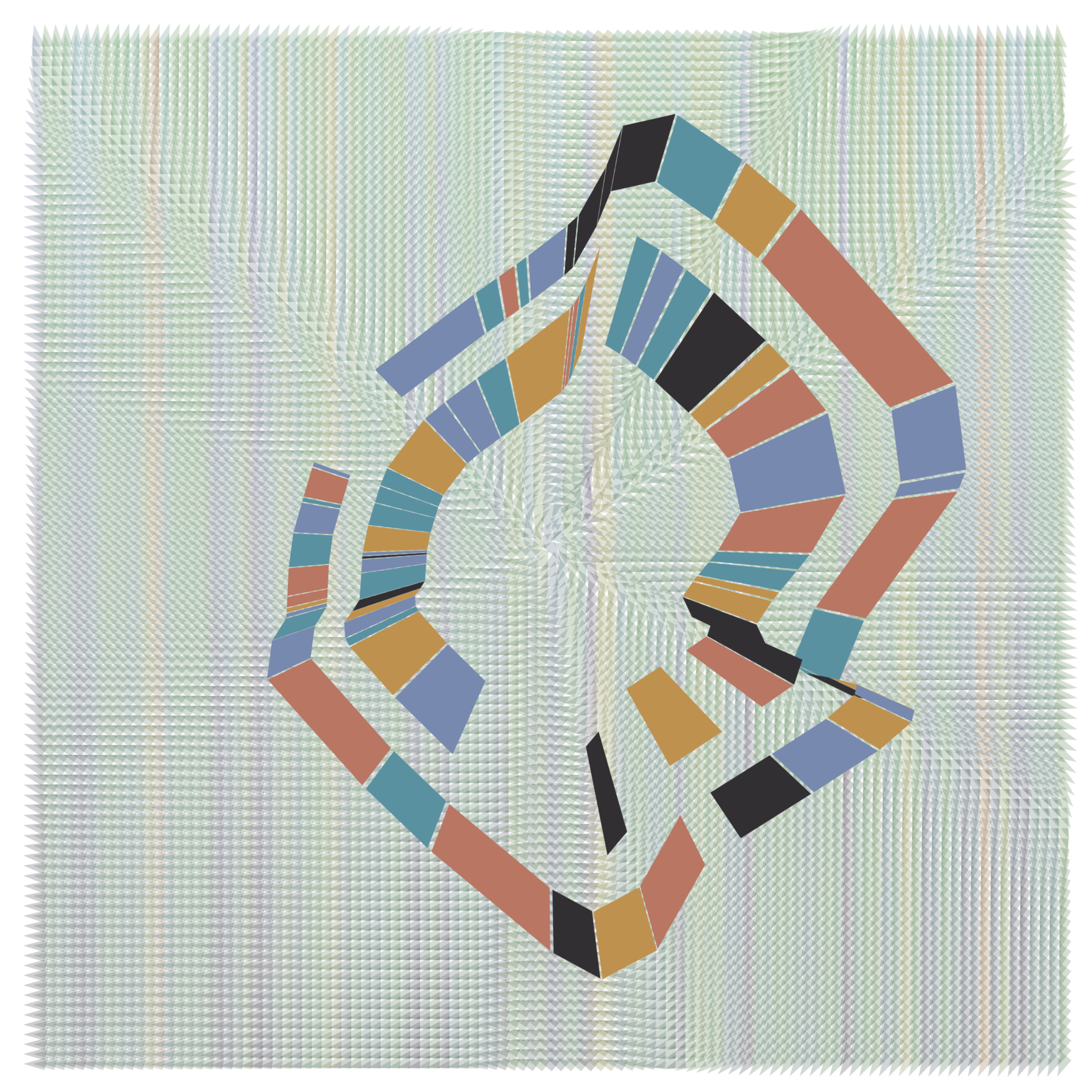 Art Blocks - Art Blocks v2 - AlphaModica #21 - NFT # 238000021