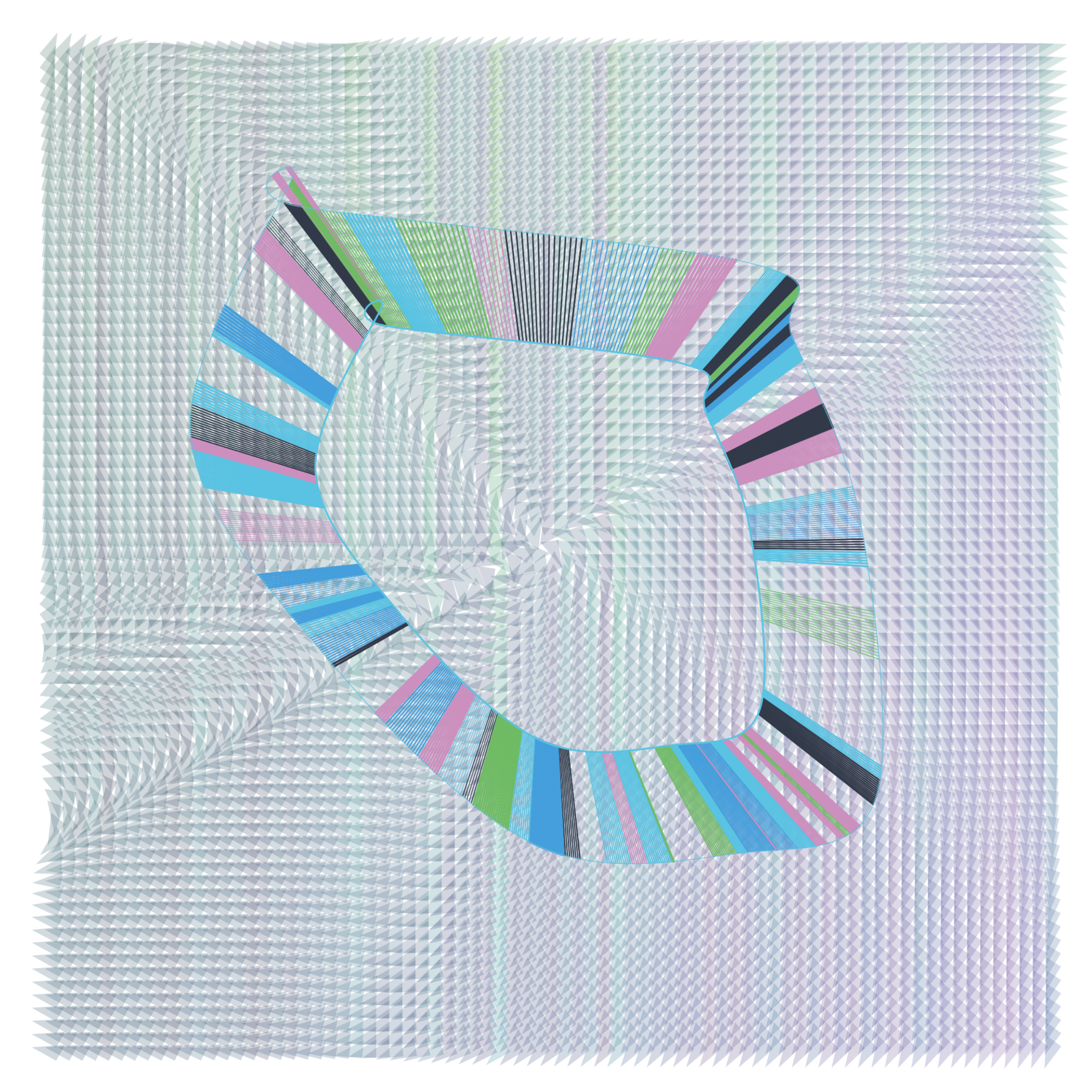 Art Blocks - Art Blocks v2 - AlphaModica #56 - NFT # 238000056