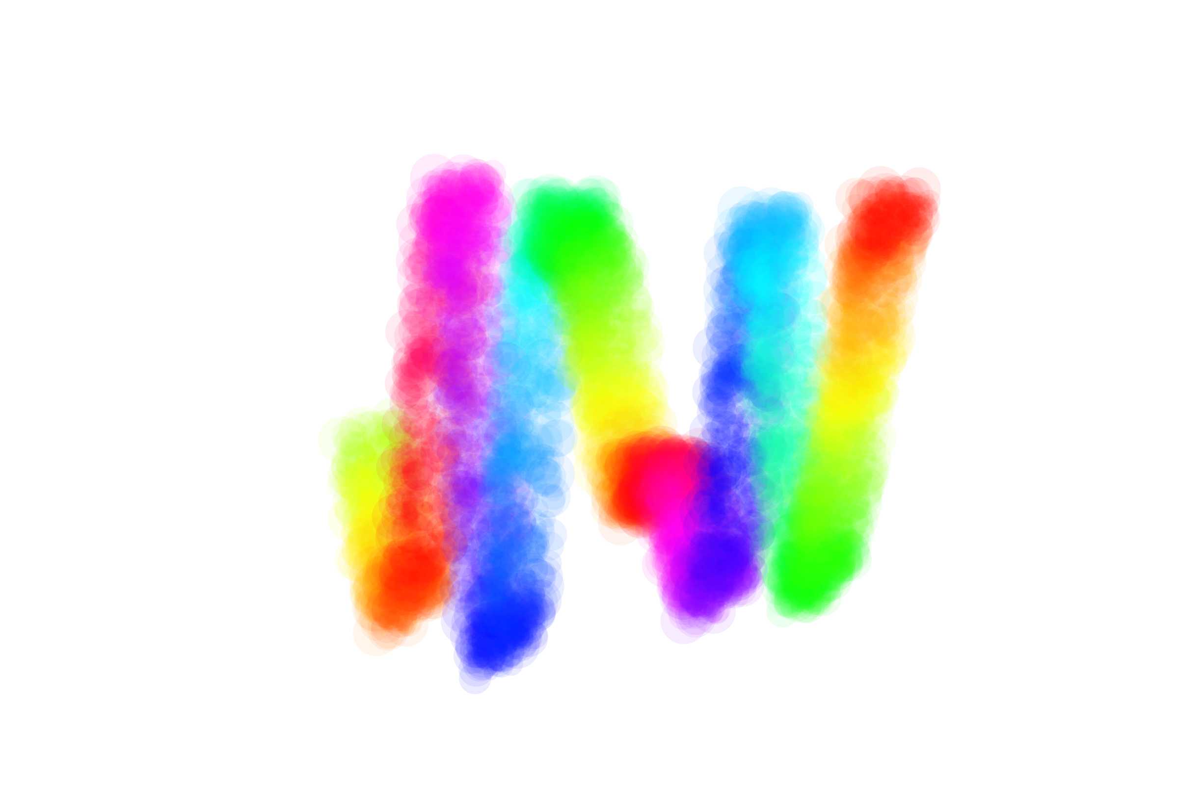 Art Blocks - Art Blocks v1 - Chromie Squiggle #261 - NFT # 261