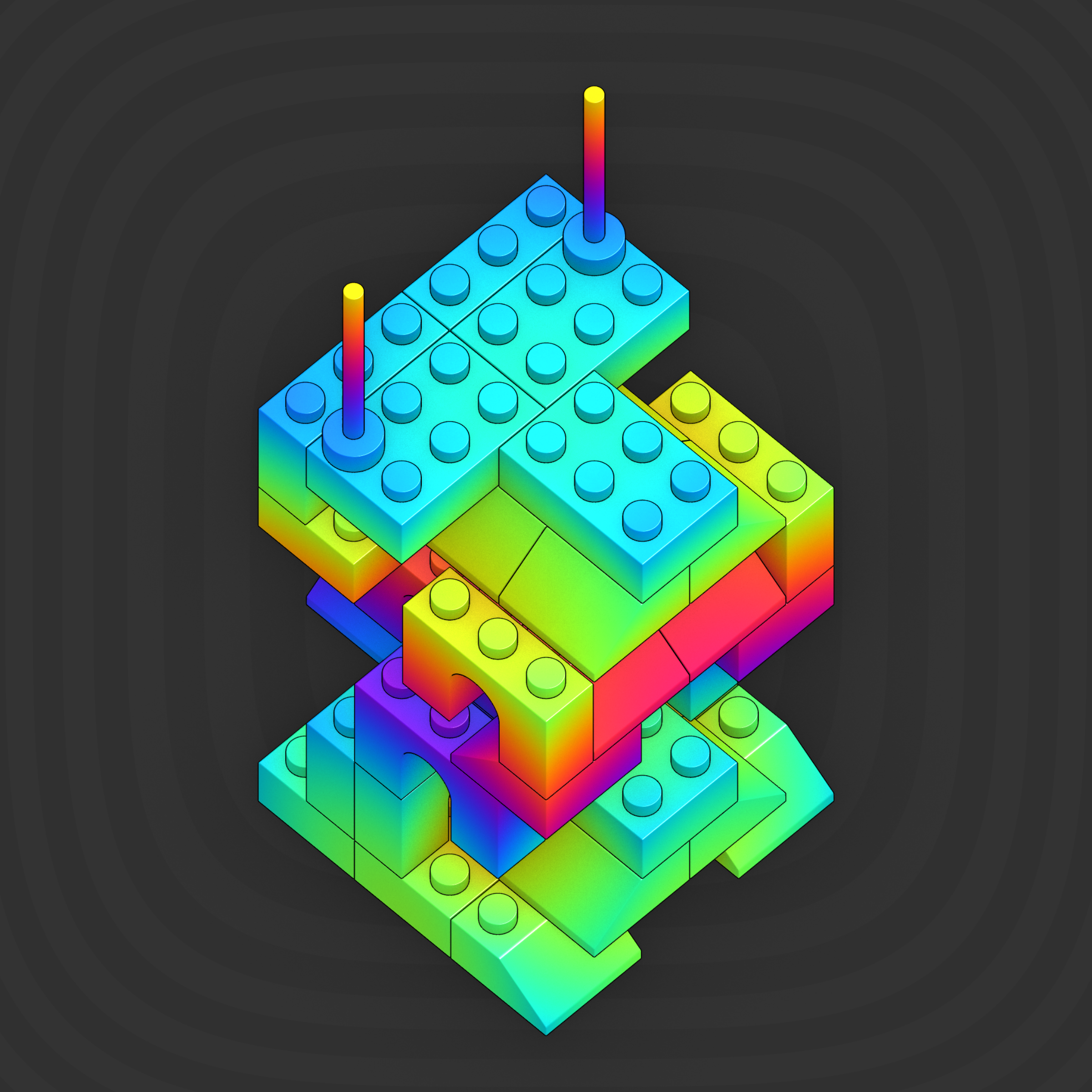 Art Blocks - Art Blocks v2 - Click #0 - NFT # 263000000