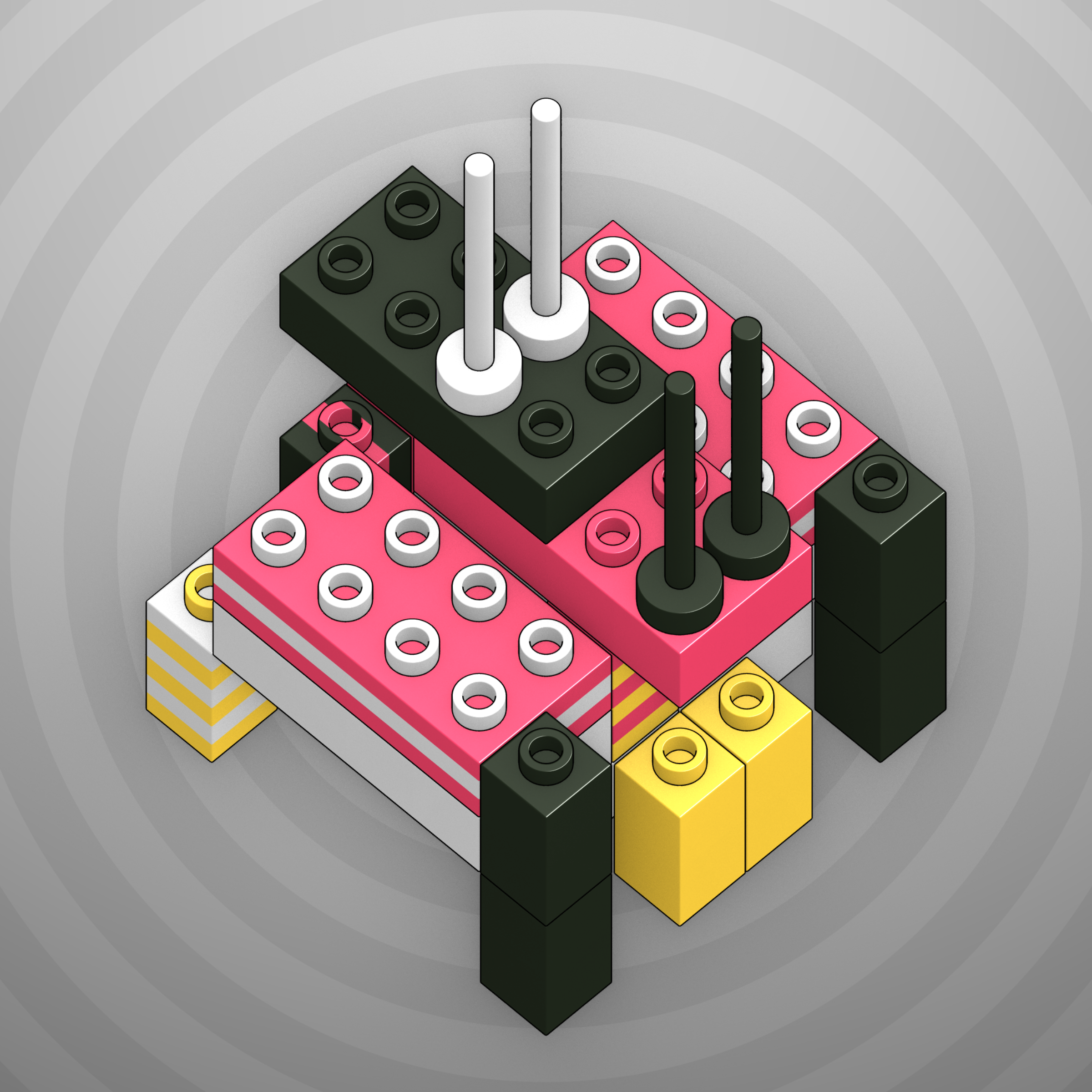 Art Blocks - Art Blocks v2 - Click #3 - NFT # 263000003