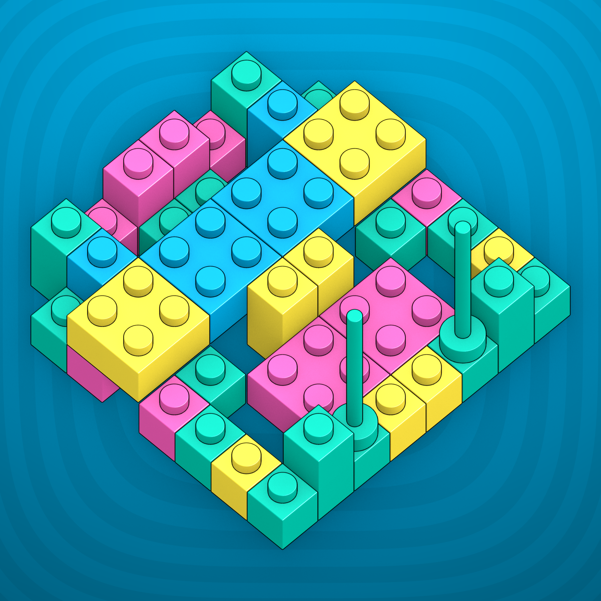 Art Blocks - Art Blocks v2 - Click #6 - NFT # 263000006