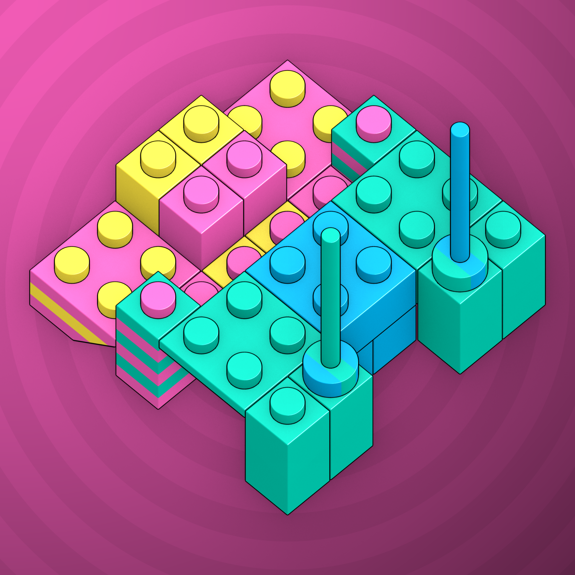 Art Blocks - Art Blocks v2 - Click #21 - NFT # 263000021