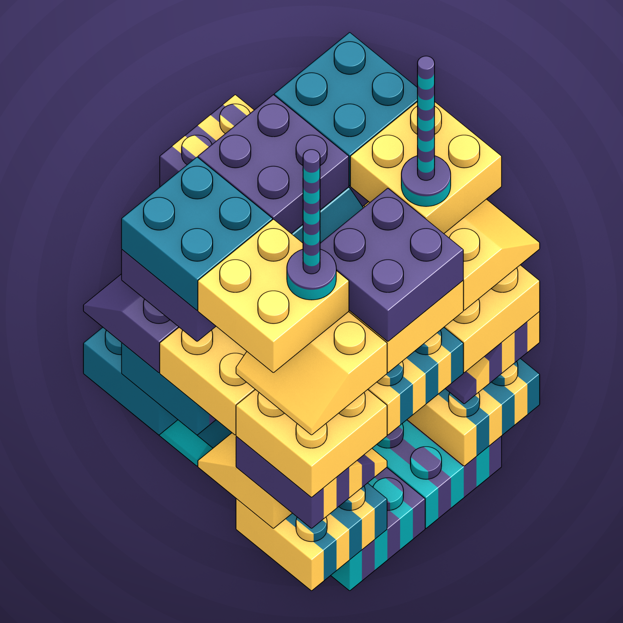 Art Blocks - Art Blocks v2 - Click #24 - NFT # 263000024