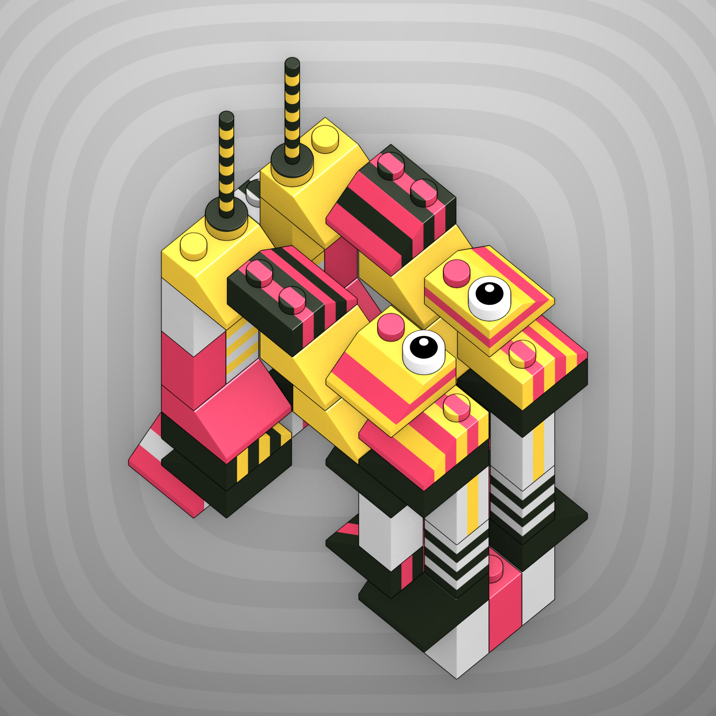 Art Blocks - Art Blocks v2 - Click #25 - NFT # 263000025