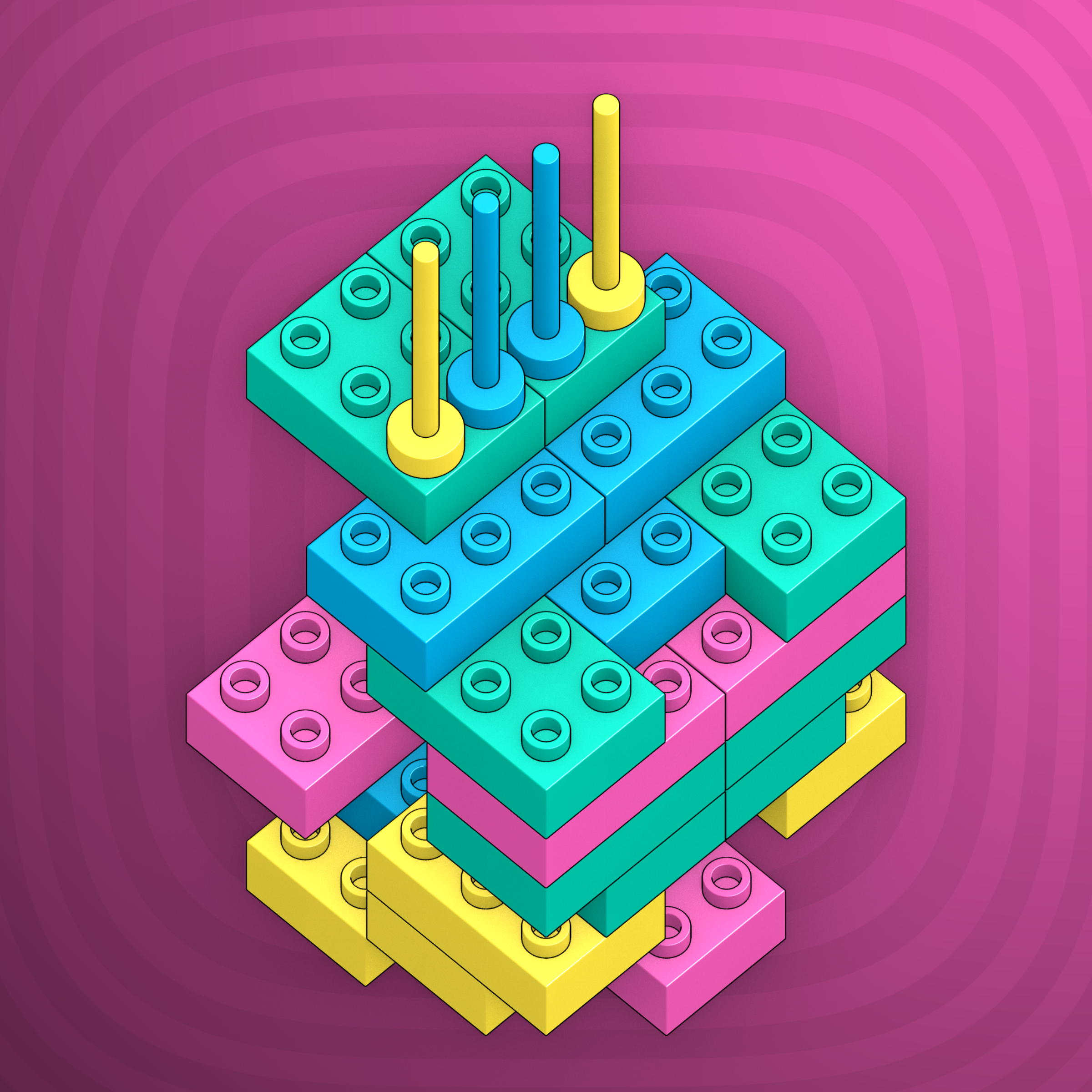 Art Blocks - Art Blocks v2 - Click #35 - NFT # 263000035