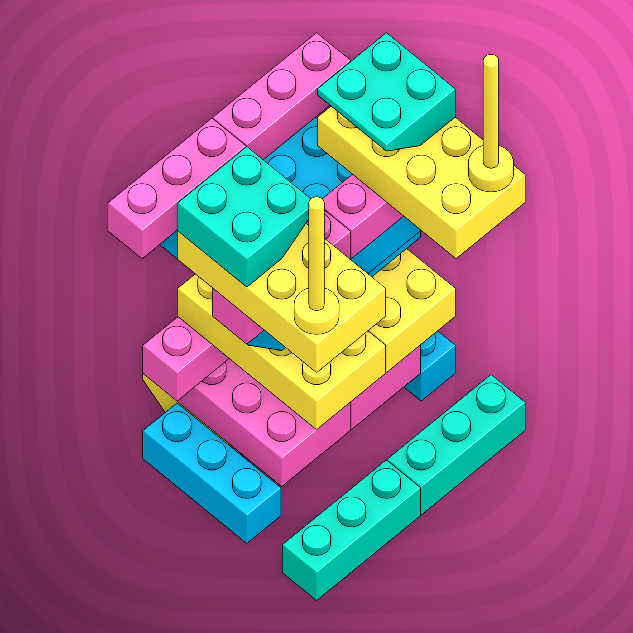 Art Blocks - Art Blocks v2 - Click #36 - NFT # 263000036