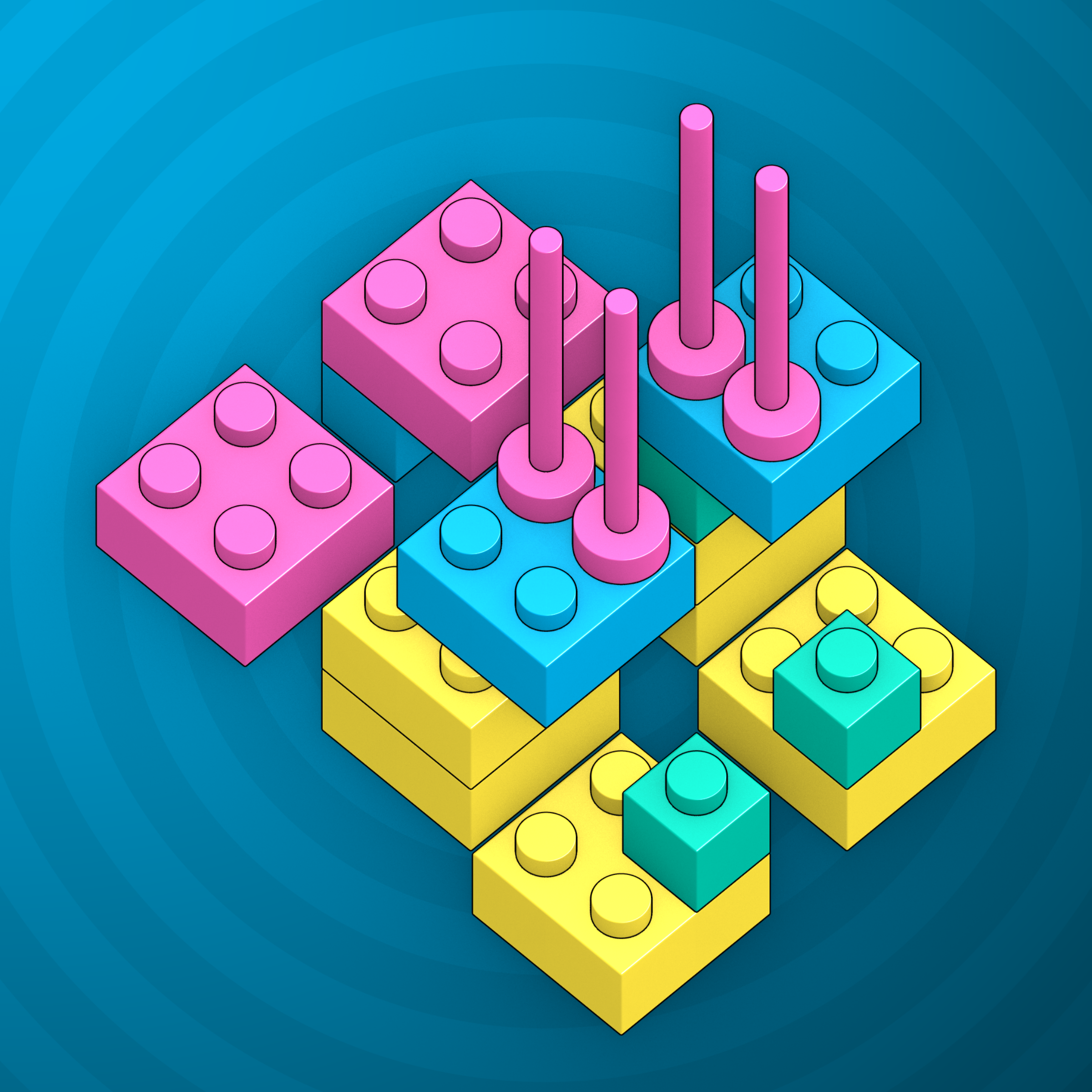 Art Blocks - Art Blocks v2 - Click #45 - NFT # 263000045