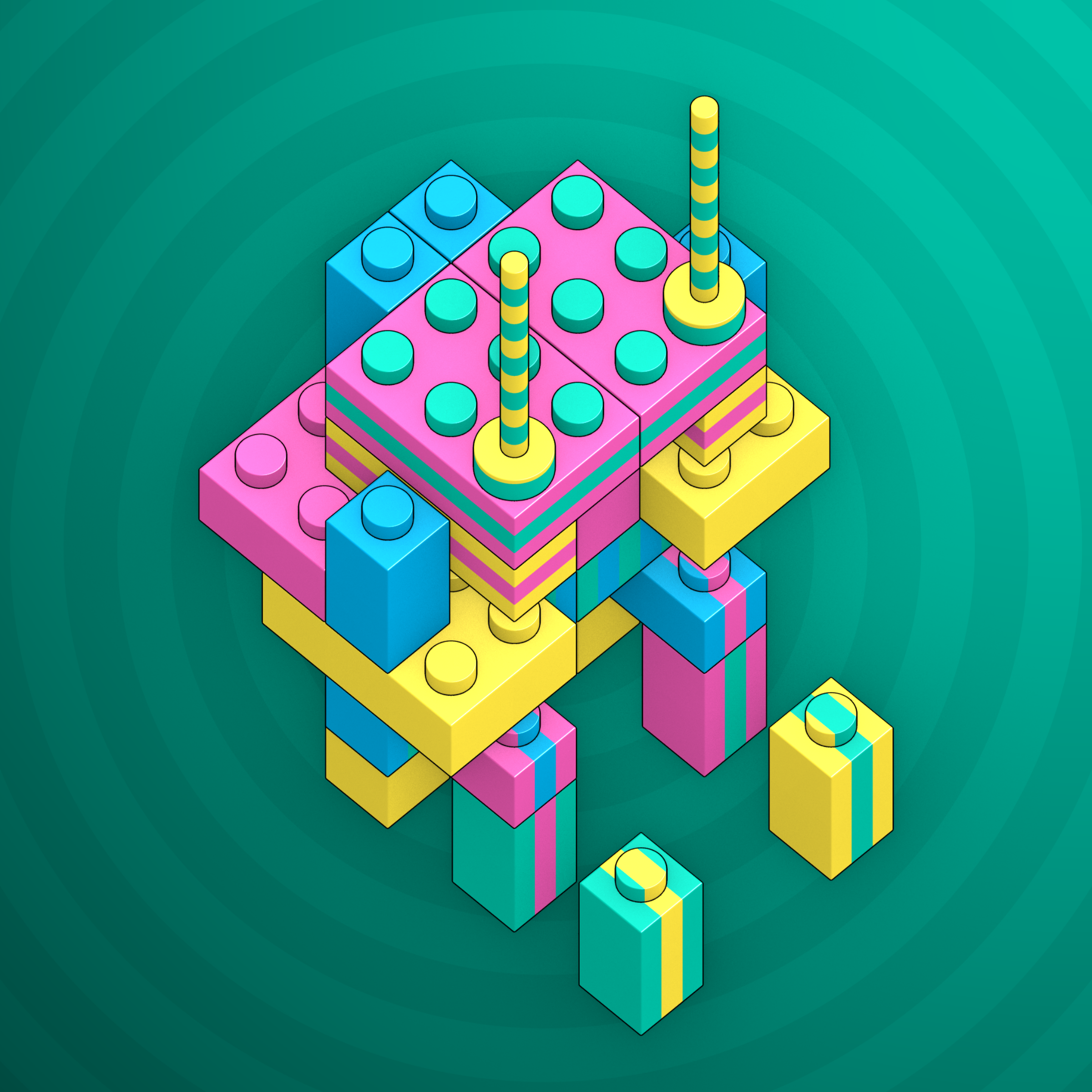 Art Blocks - Art Blocks v2 - Click #51 - NFT # 263000051