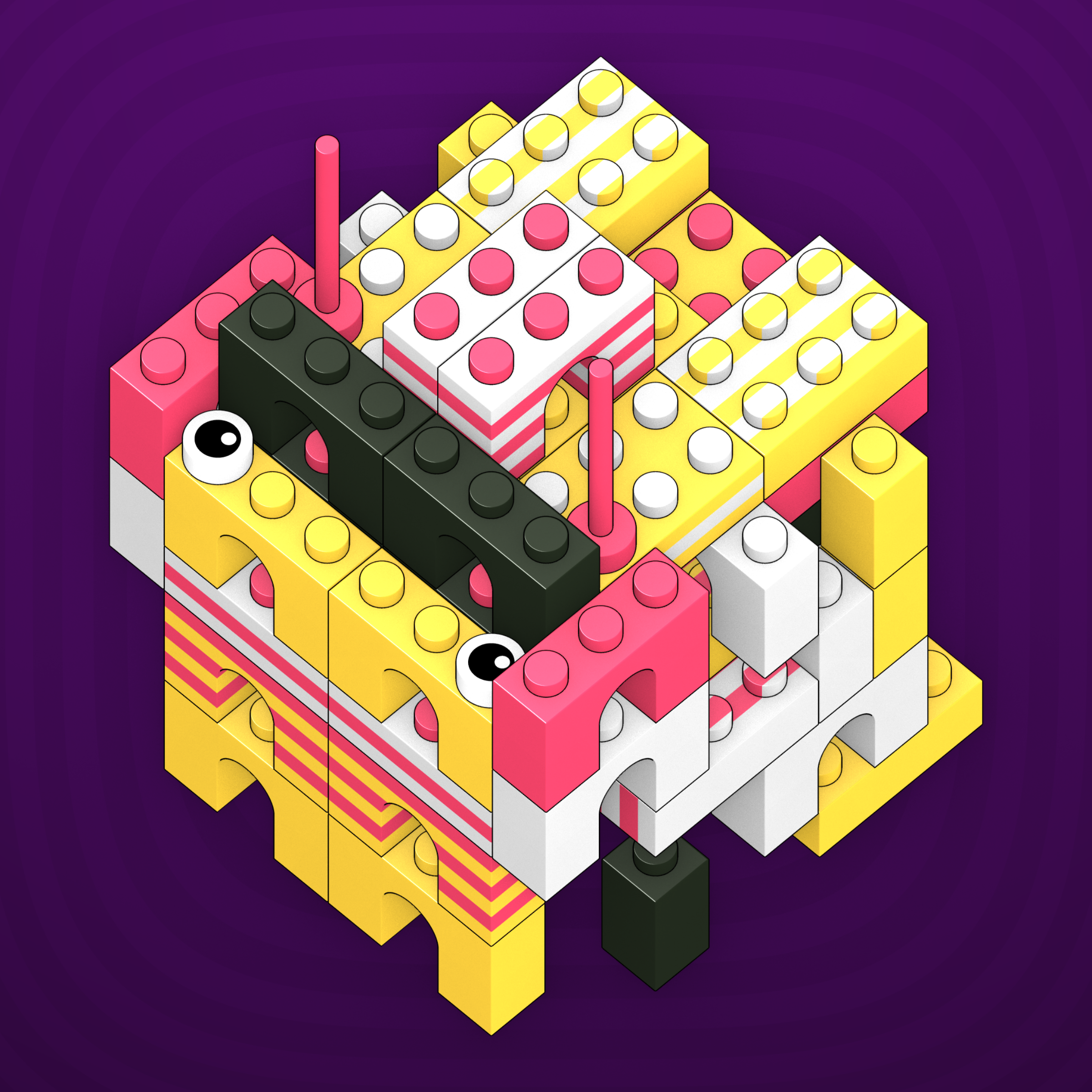 Art Blocks - Art Blocks v2 - Click #62 - NFT # 263000062