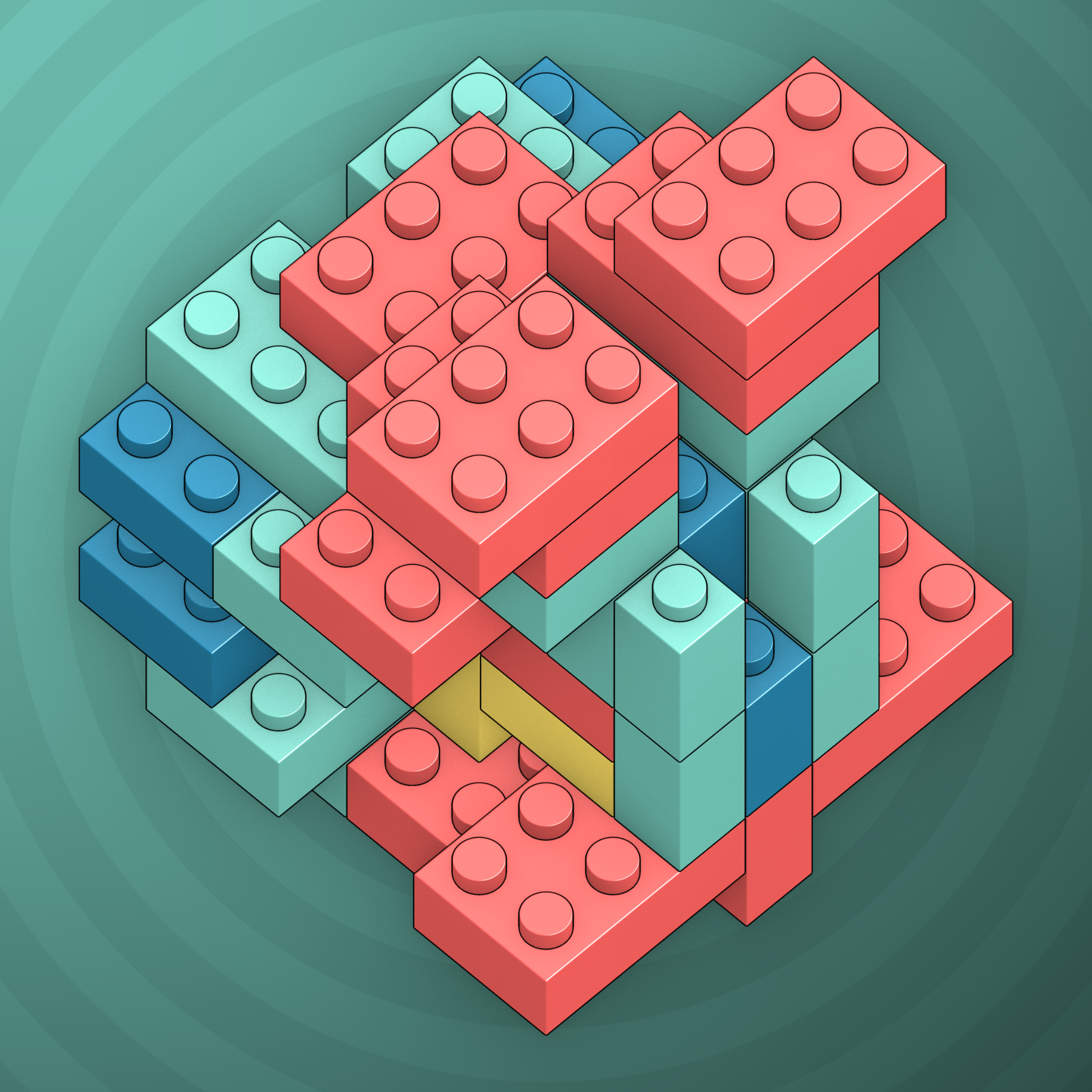 Art Blocks - Art Blocks v2 - Click #63 - NFT # 263000063