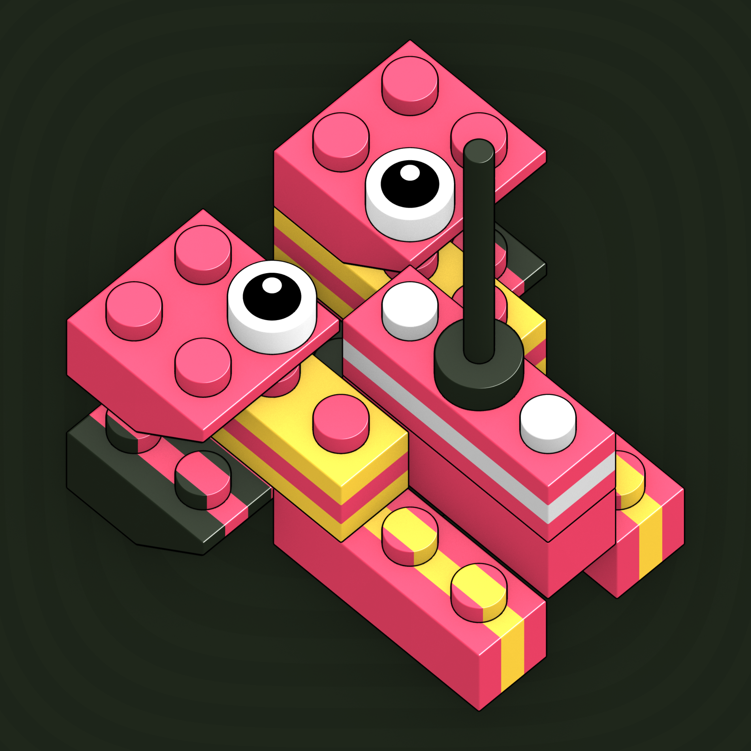 Art Blocks - Art Blocks v2 - Click #64 - NFT # 263000064