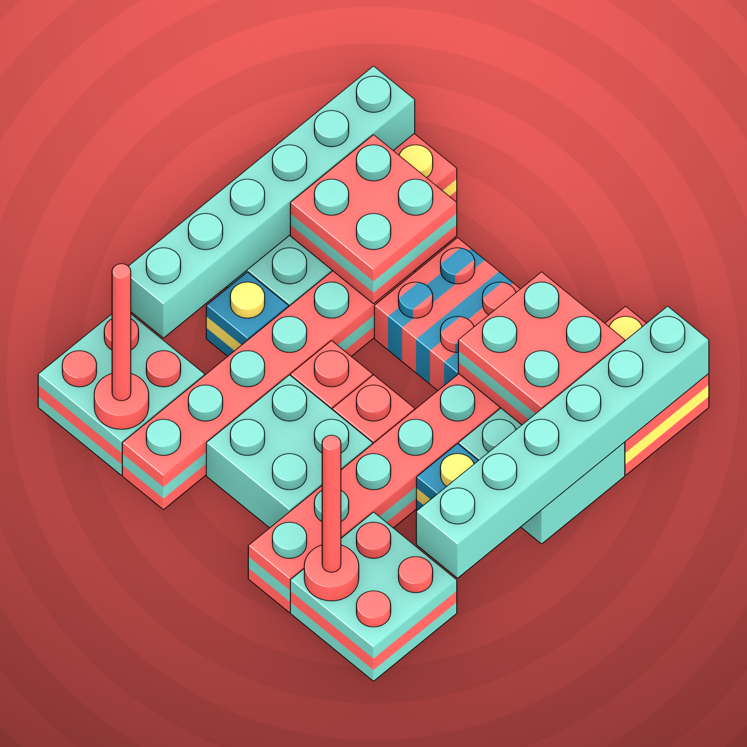 Art Blocks - Art Blocks v2 - Click #65 - NFT # 263000065