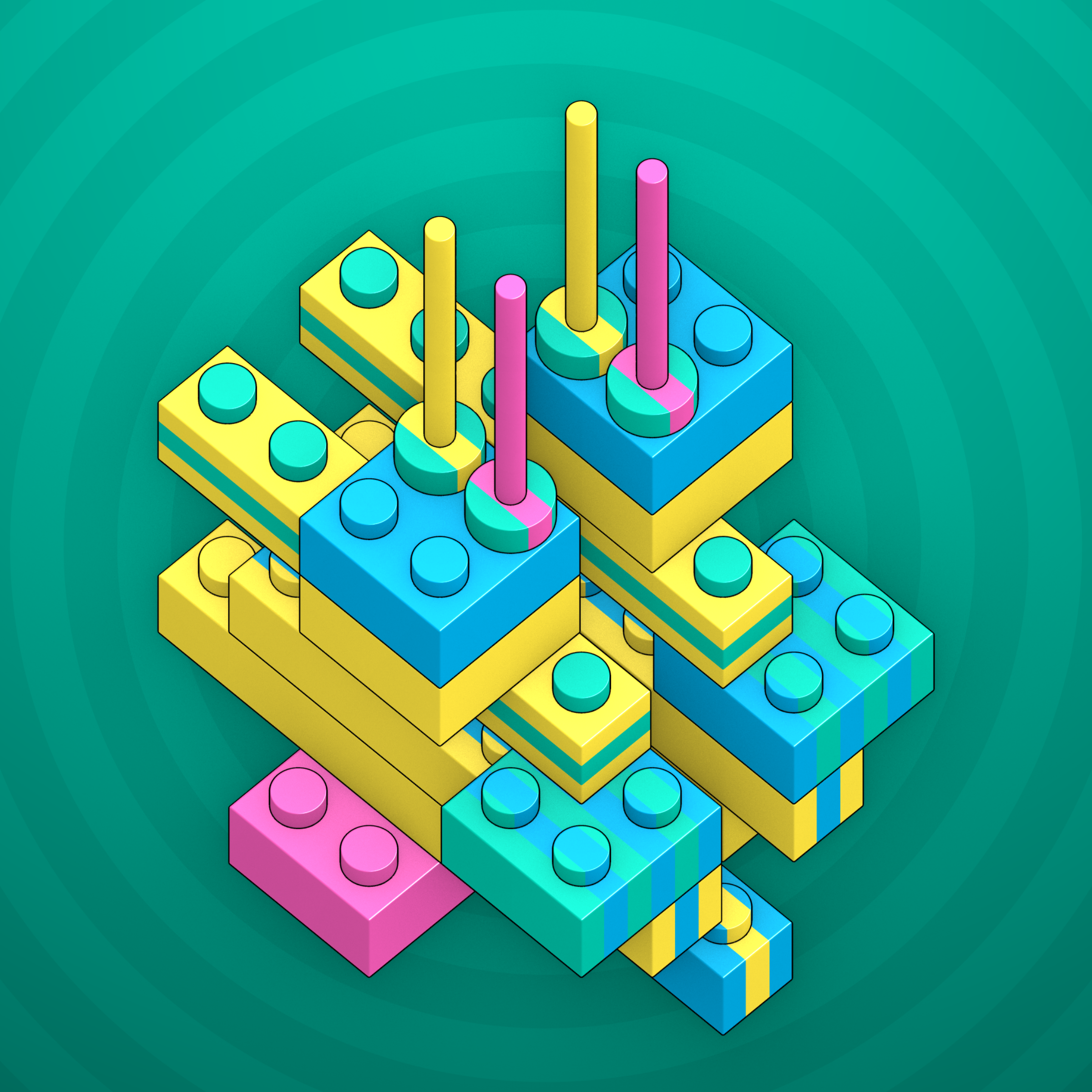 Art Blocks - Art Blocks v2 - Click #74 - NFT # 263000074