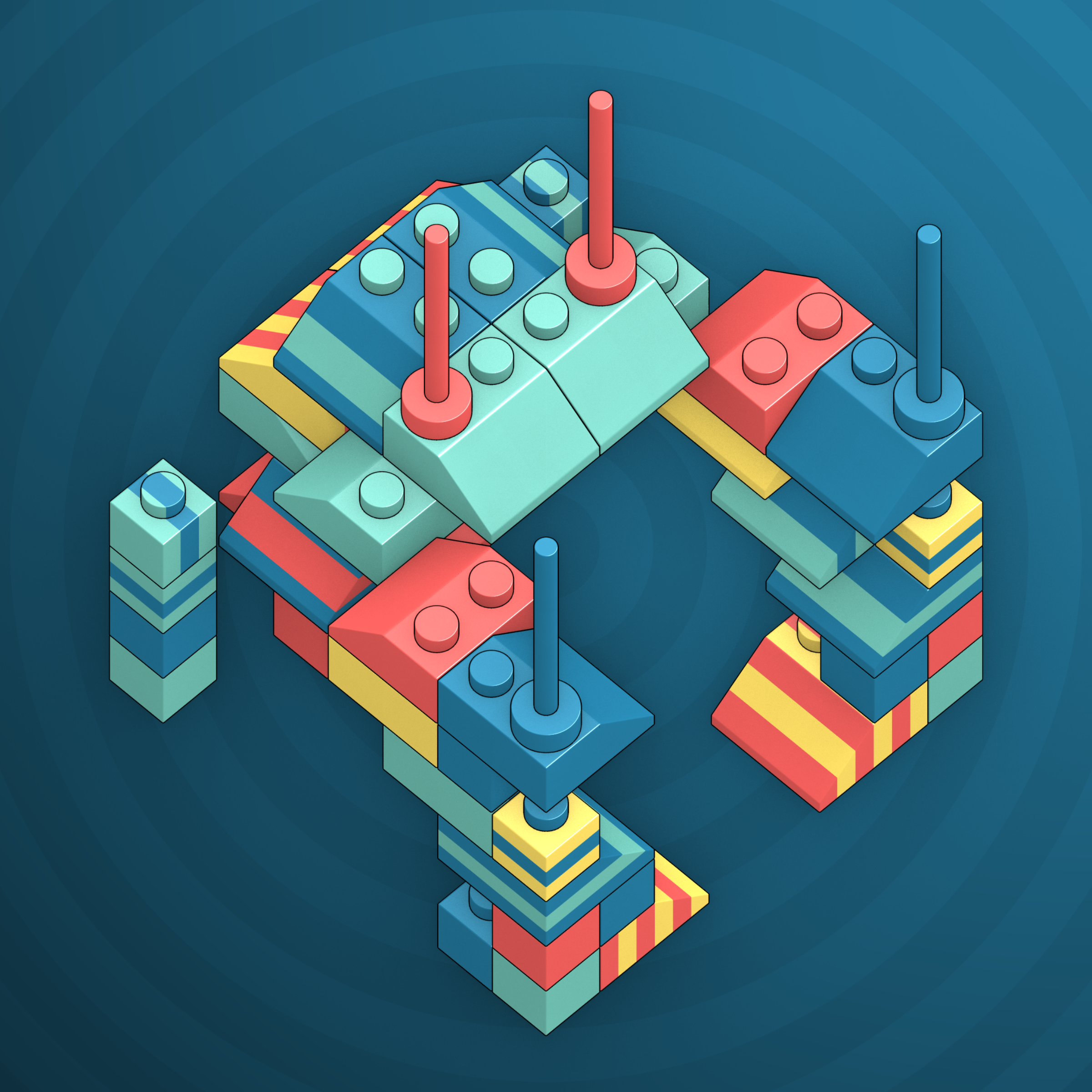 Art Blocks - Art Blocks v2 - Click #77 - NFT # 263000077