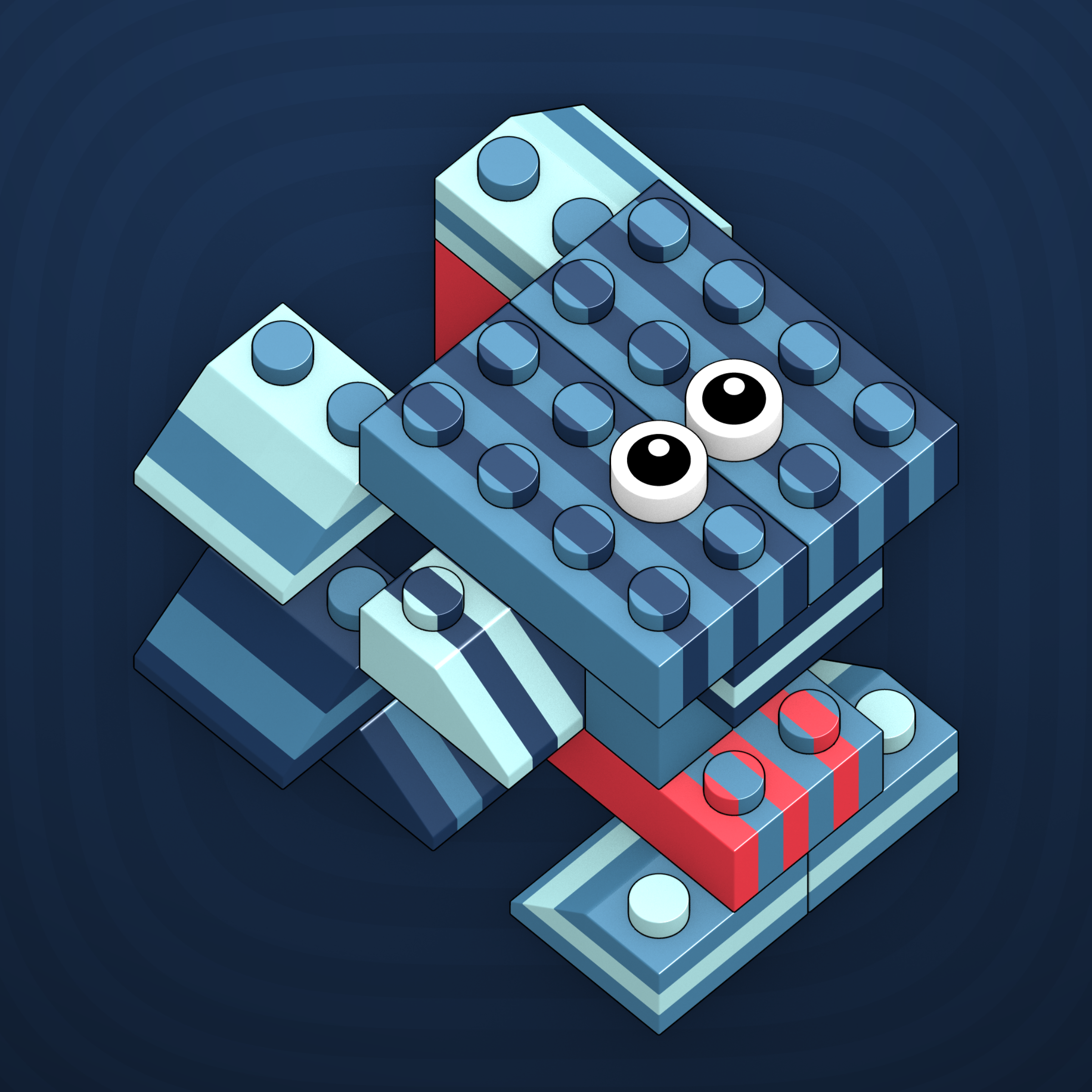 Art Blocks - Art Blocks v2 - Click #92 - NFT # 263000092