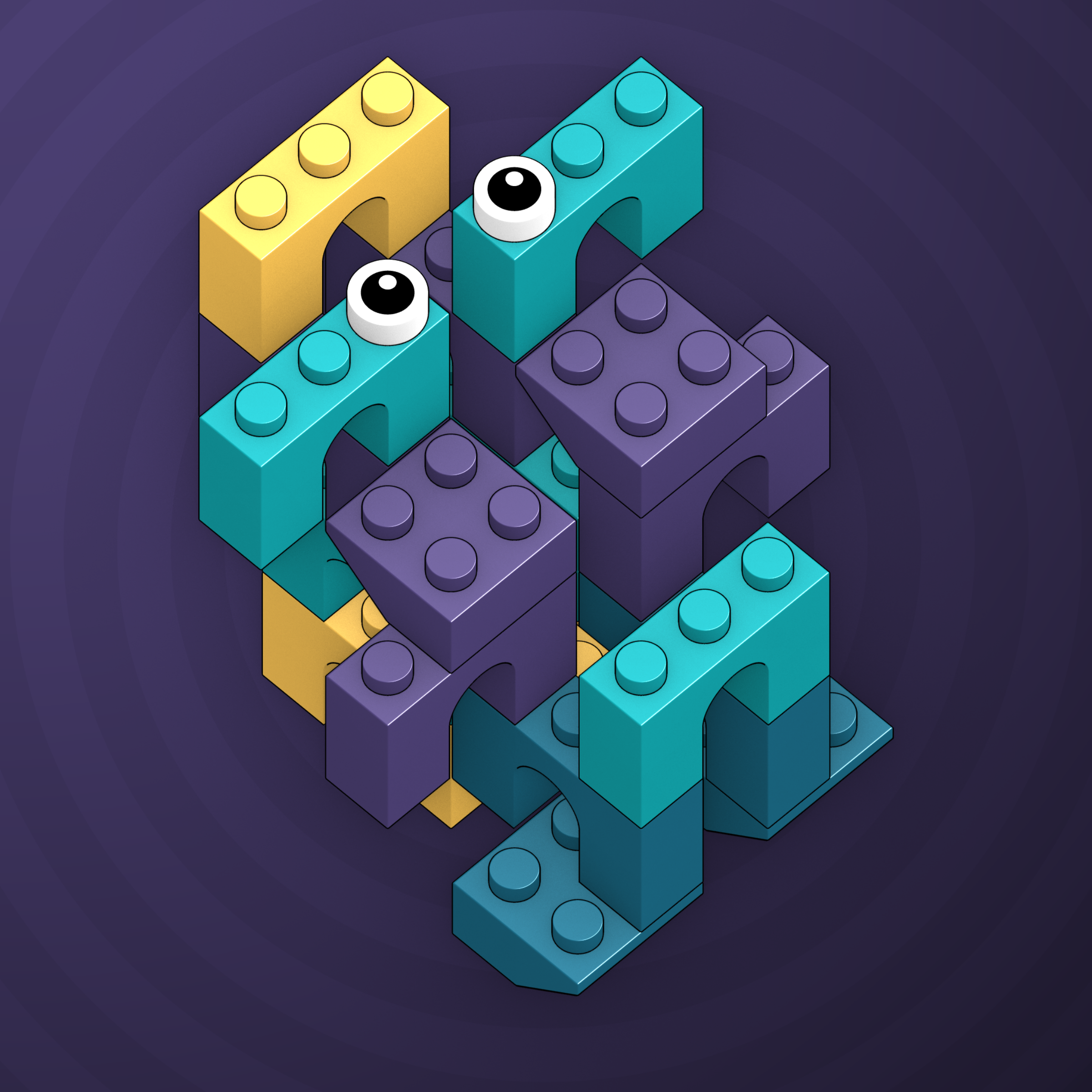 Art Blocks - Art Blocks v2 - Click #95 - NFT # 263000095