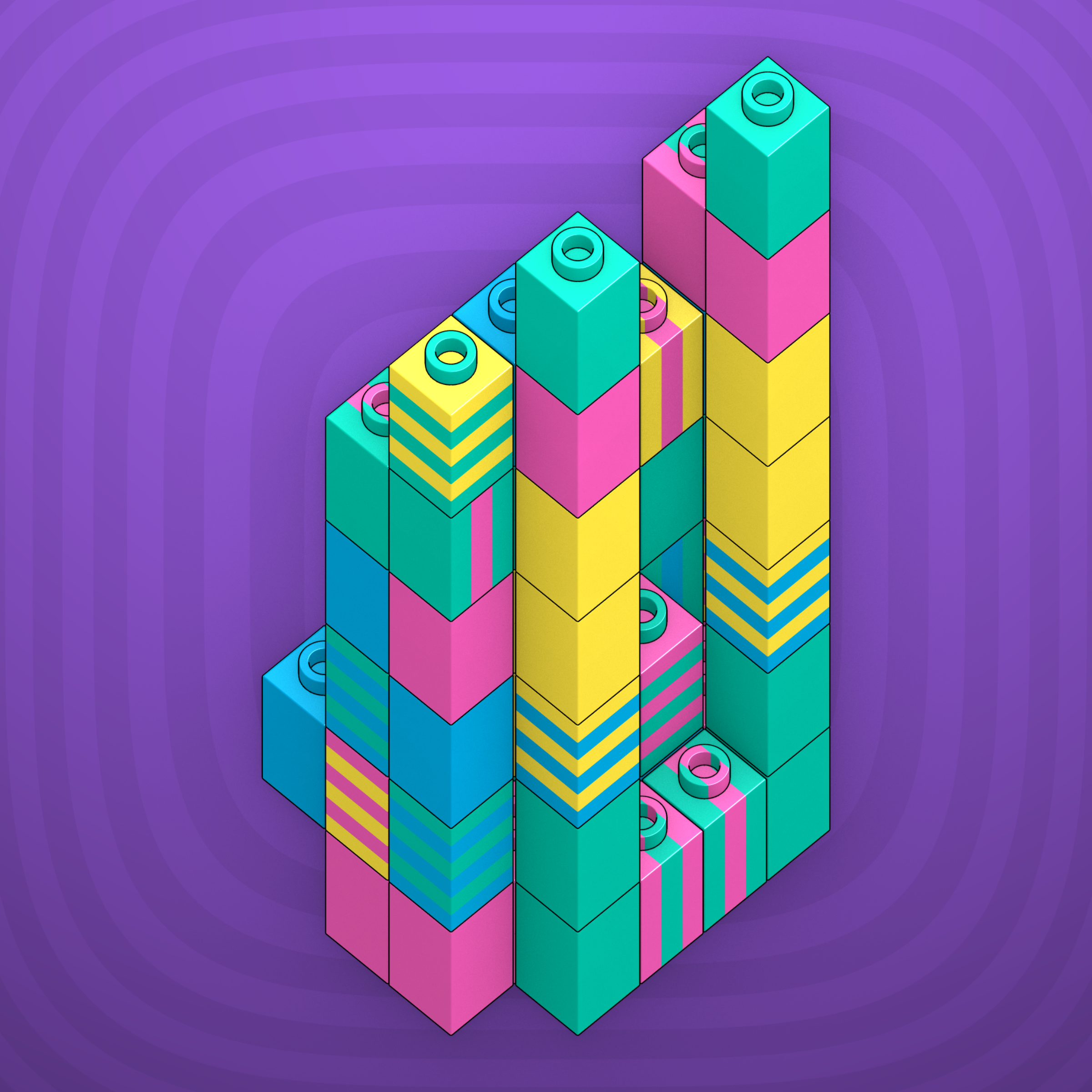 Art Blocks - Art Blocks v2 - Click #98 - NFT # 263000098