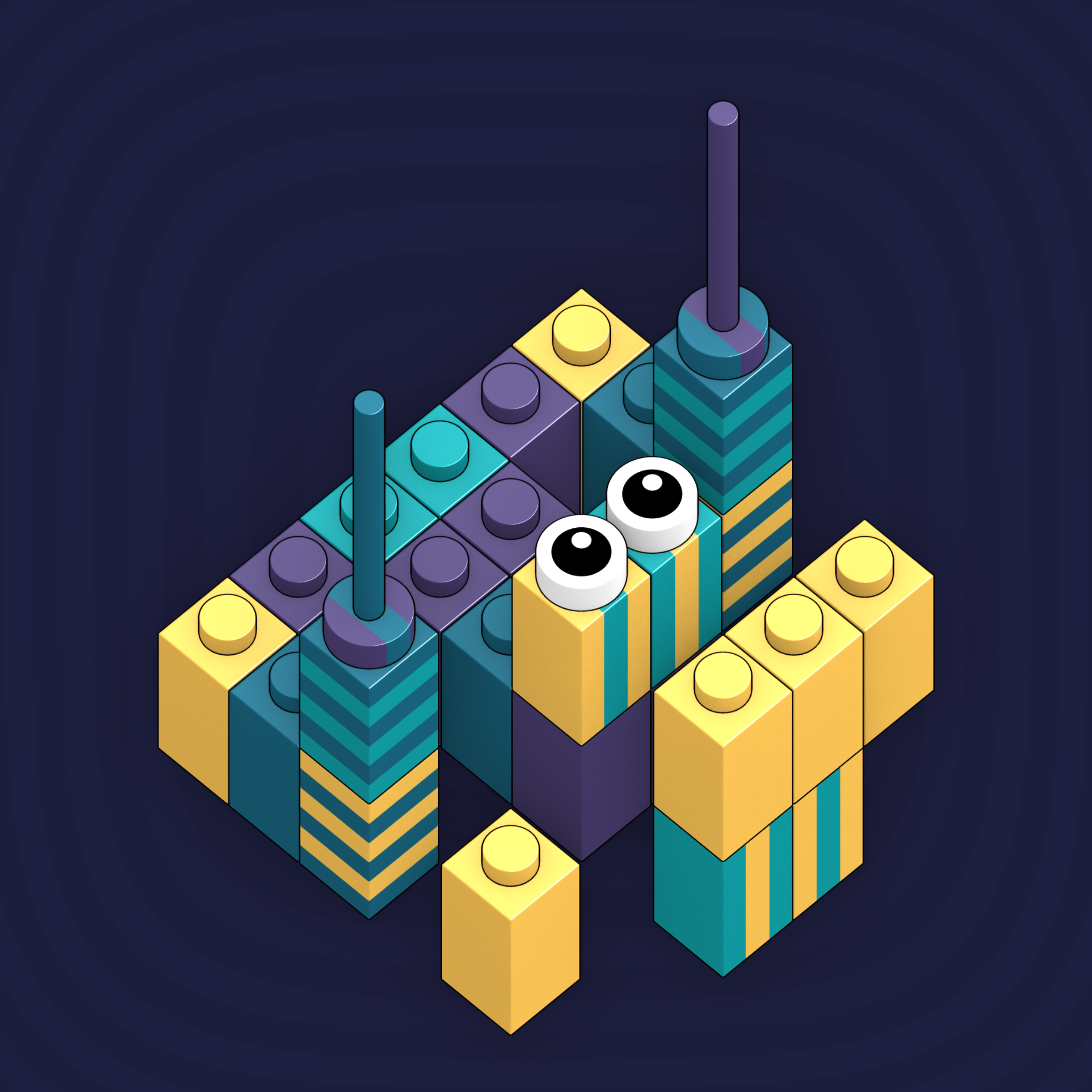 Art Blocks - Art Blocks v2 - Click #100 - NFT # 263000100