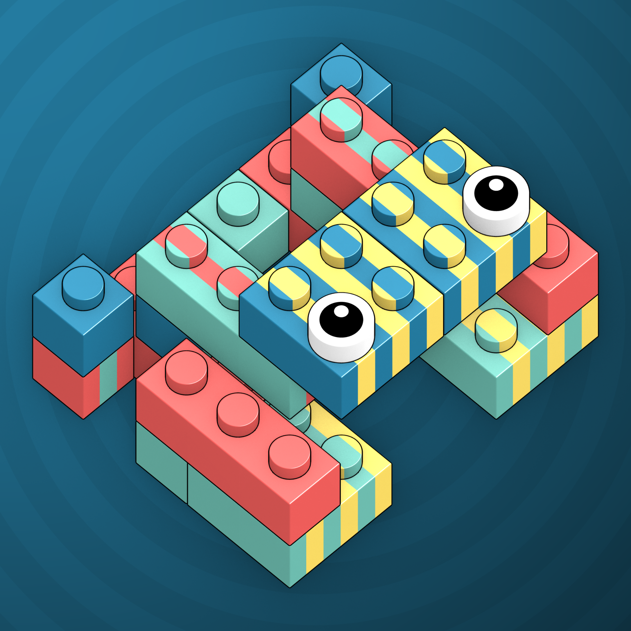 Art Blocks - Art Blocks v2 - Click #102 - NFT # 263000102