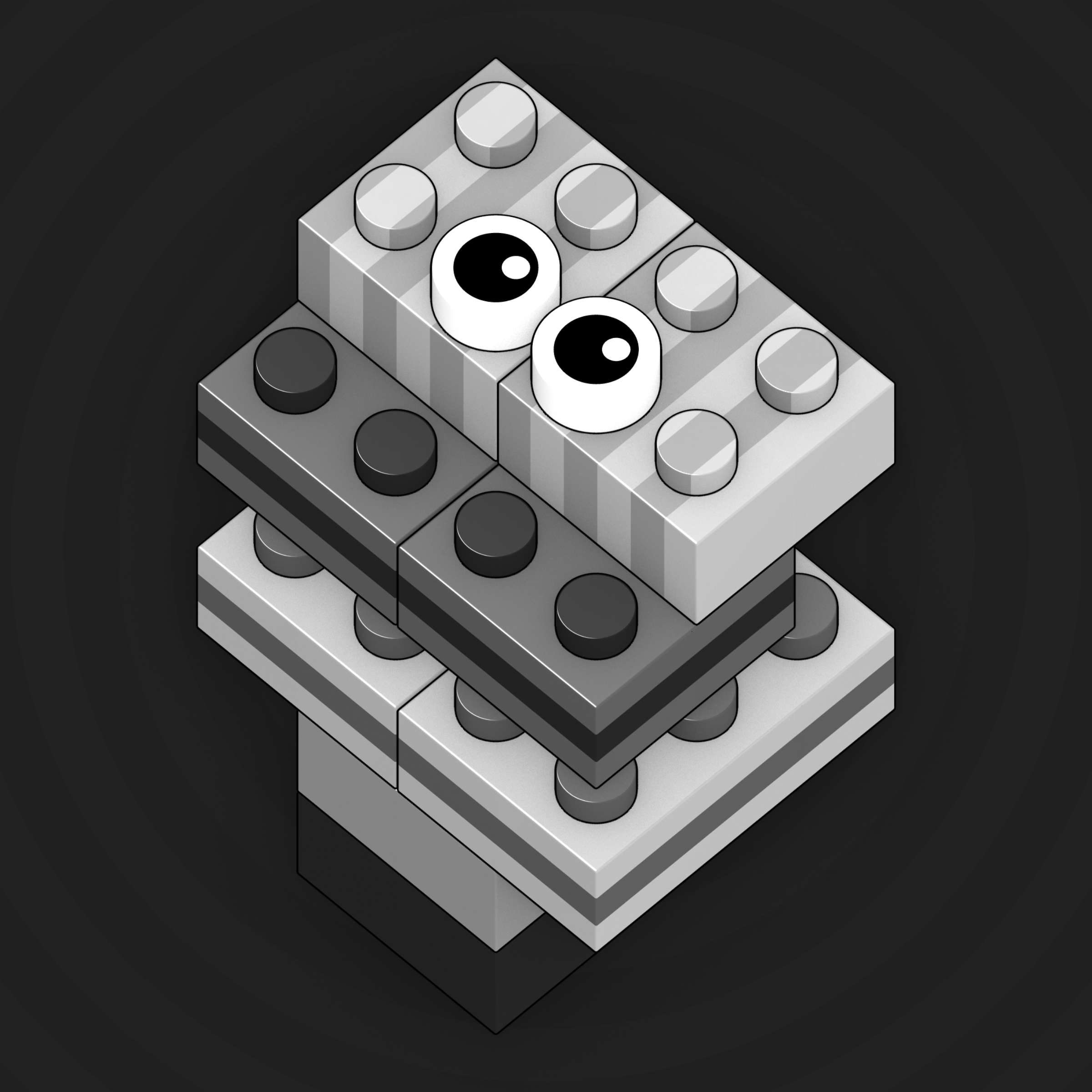 Art Blocks - Art Blocks v2 - Click #105 - NFT # 263000105