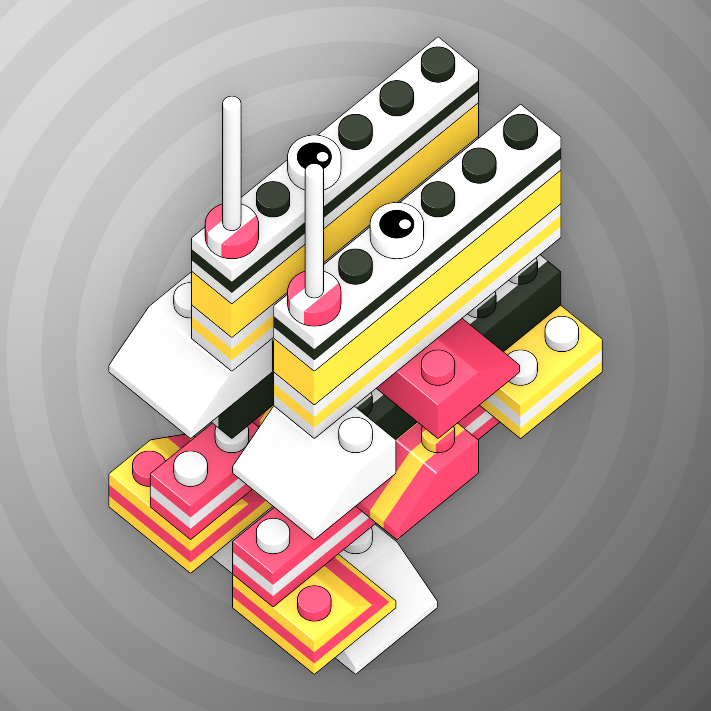 Art Blocks - Art Blocks v2 - Click #106 - NFT # 263000106