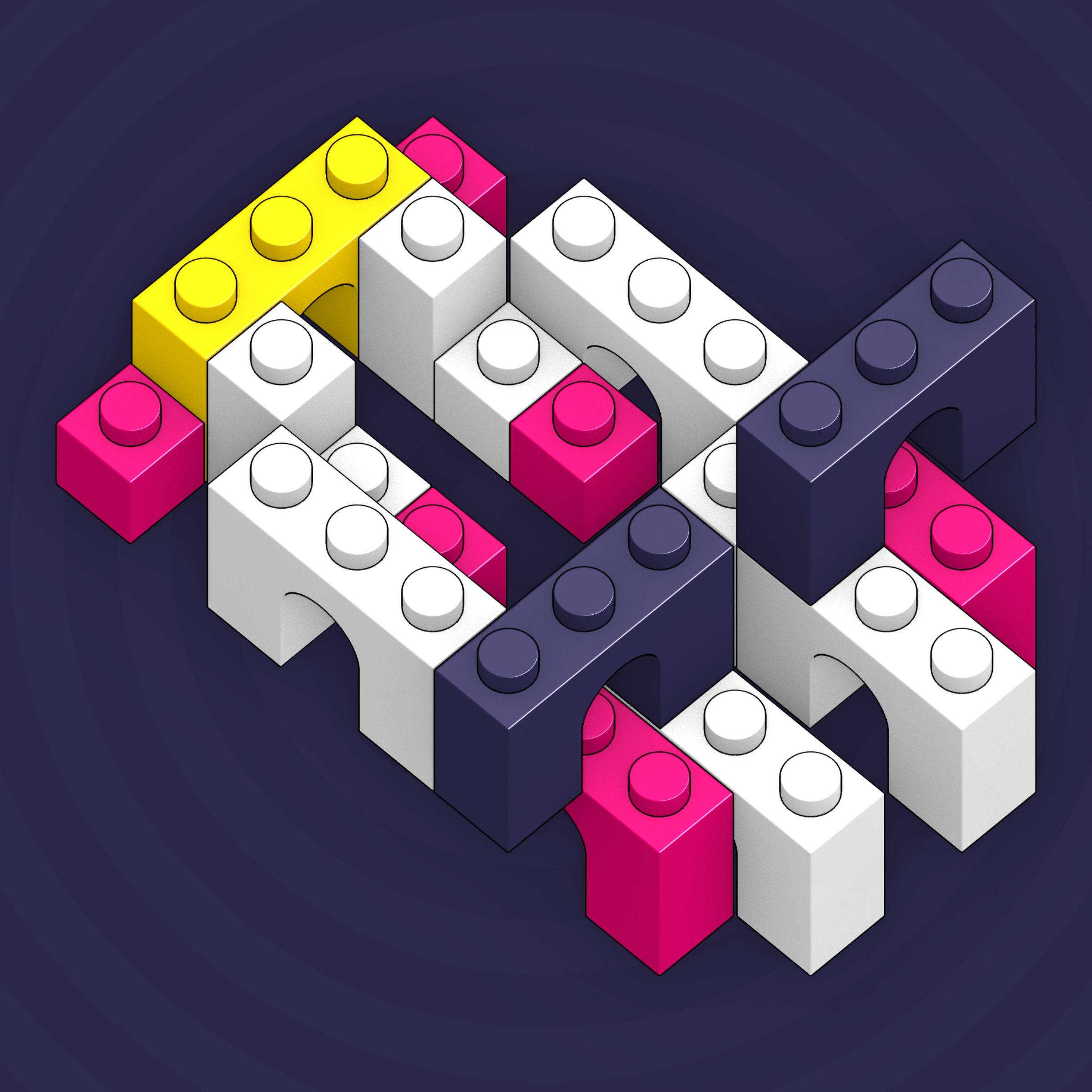 Art Blocks - Art Blocks v2 - Click #107 - NFT # 263000107