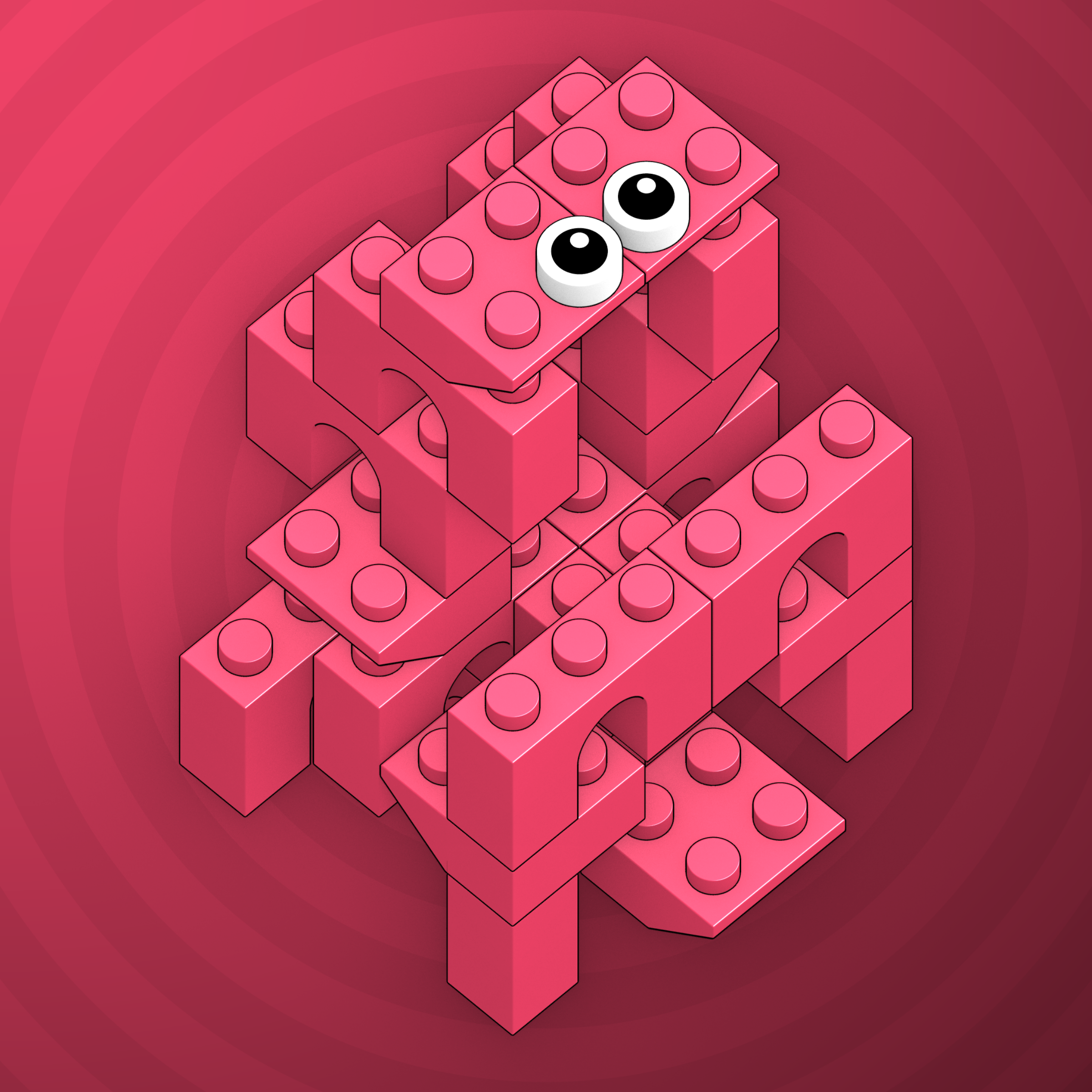 Art Blocks - Art Blocks v2 - Click #115 - NFT # 263000115