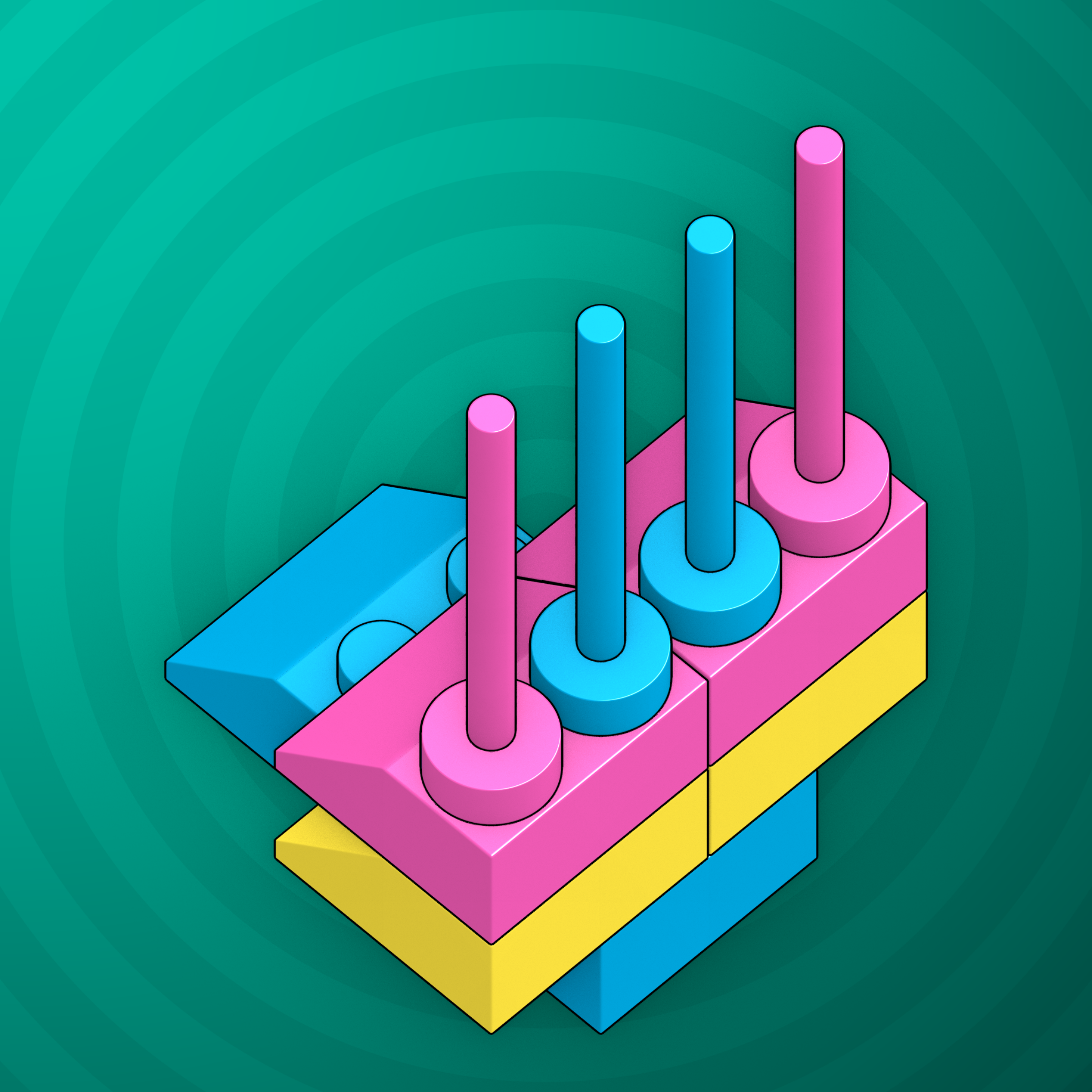 Art Blocks - Art Blocks v2 - Click #117 - NFT # 263000117